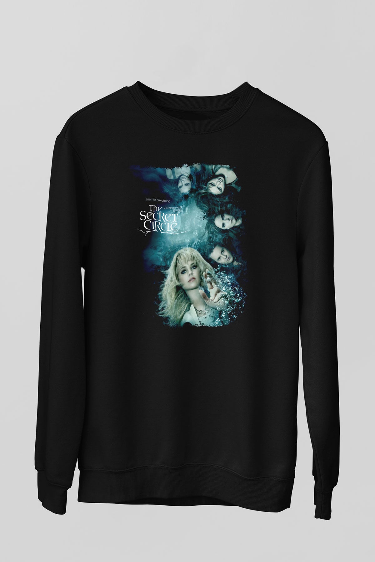 Secret Circle Siyah Unisex Sweatshirt