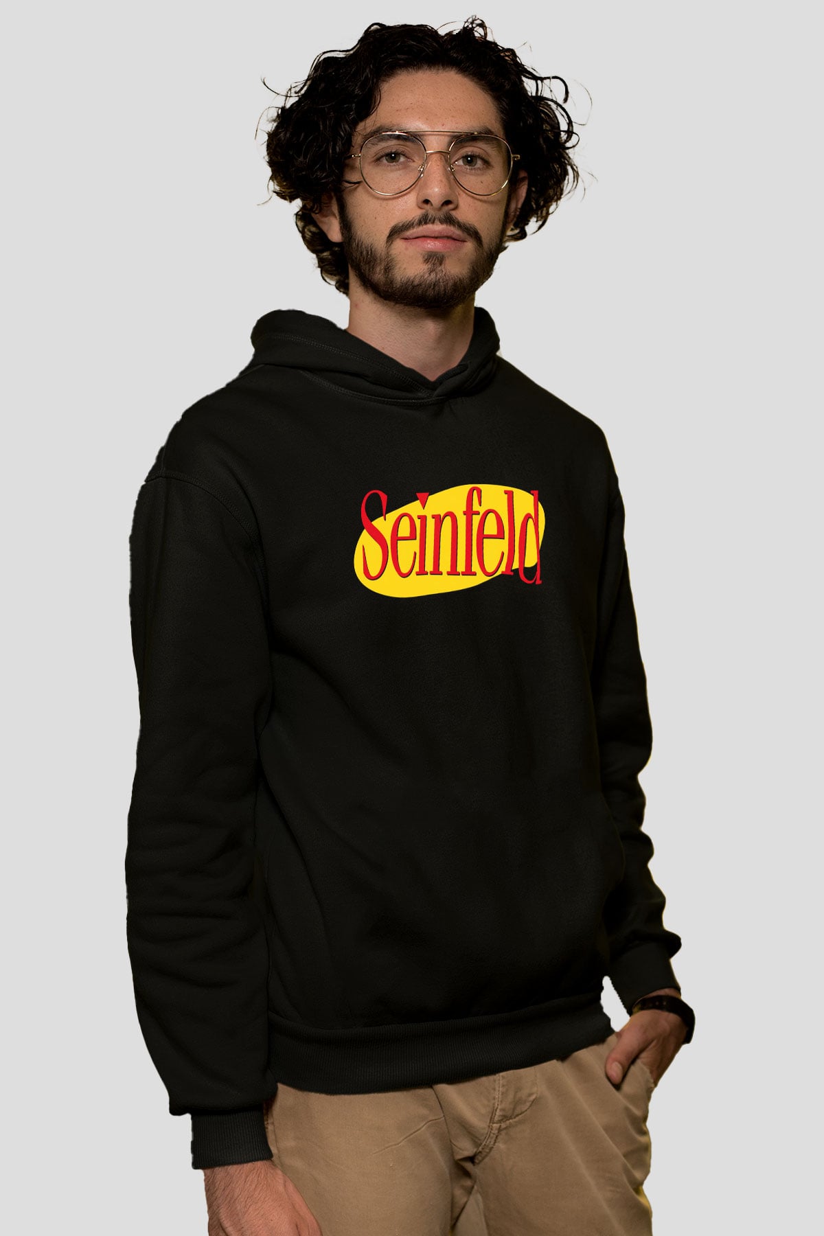 Seinfeld Siyah Unisex Hoodie