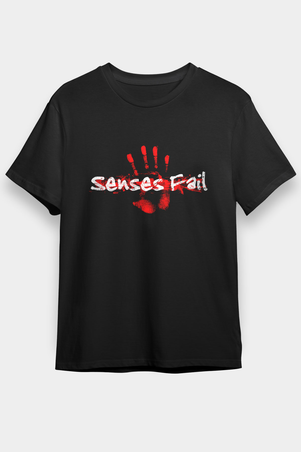 Senses Fail Siyah Unisex Tişört T-Shirt - TişörtFabrikası