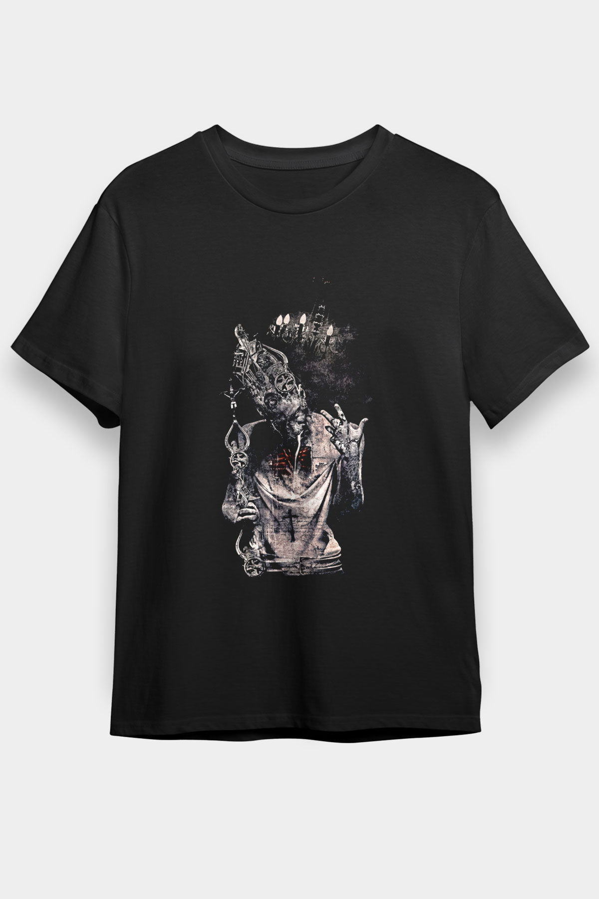 Septicflesh Baskılı Unisex Siyah Tişört - Tshirt