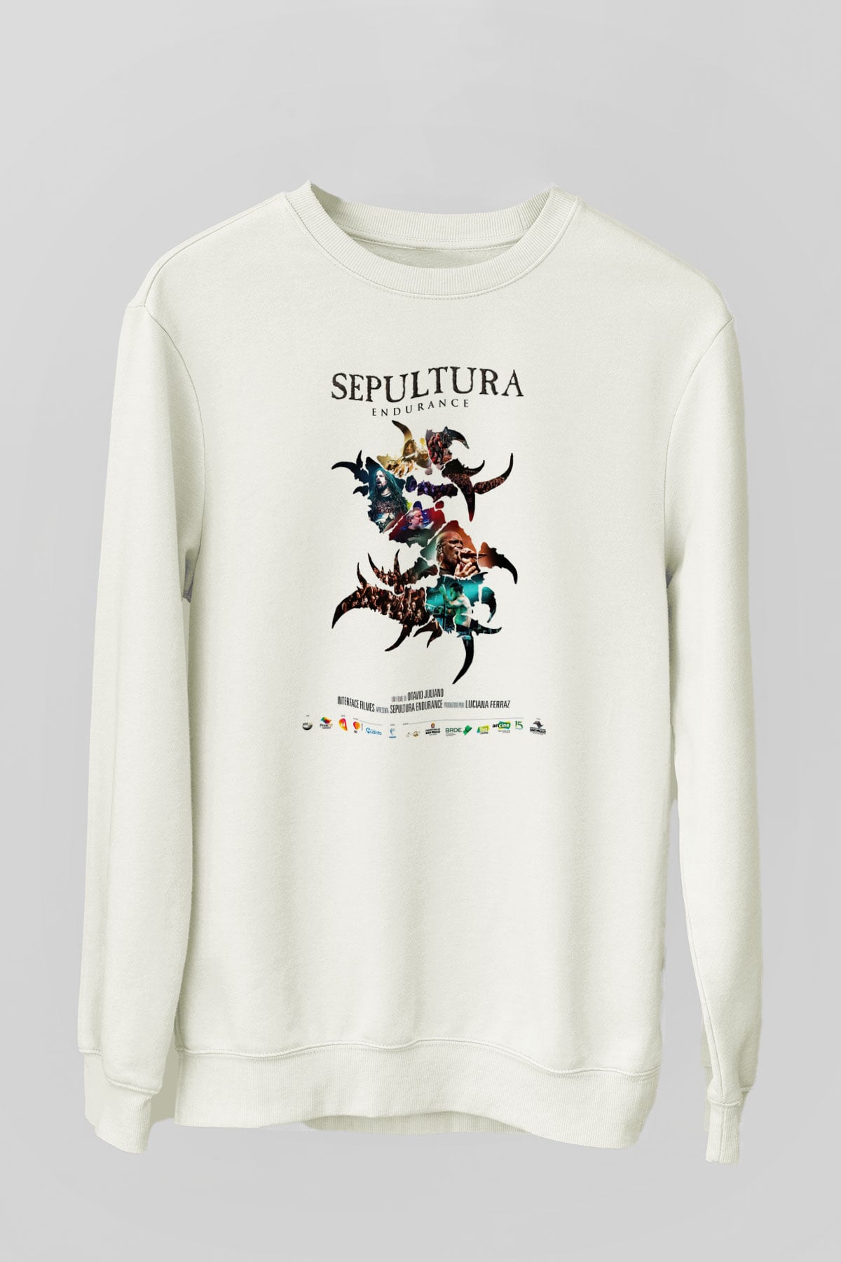 Sepultura Beyaz Unisex Sweatshirt