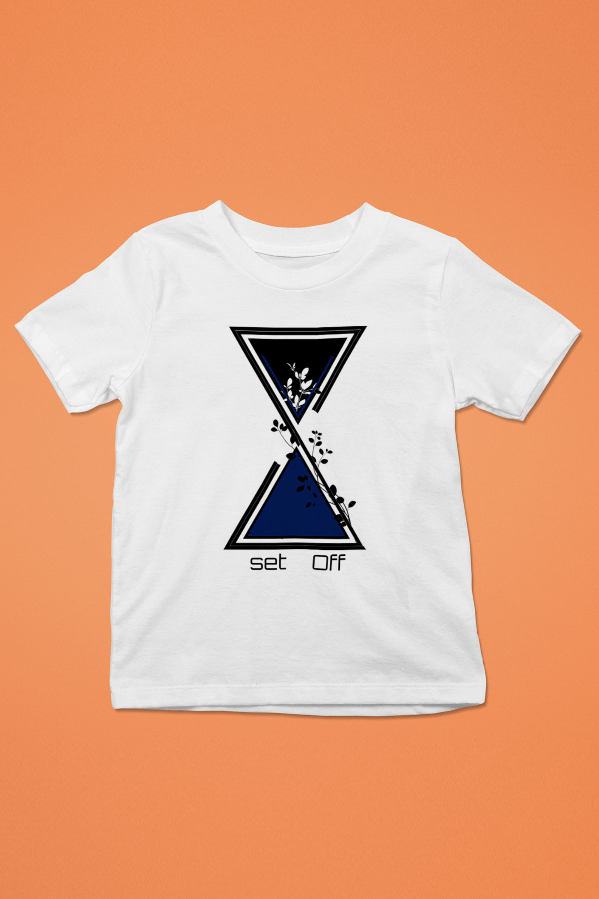 Set it off  Baskılı Beyaz Unisex Beyaz Çocuk Tişört - Tshirt