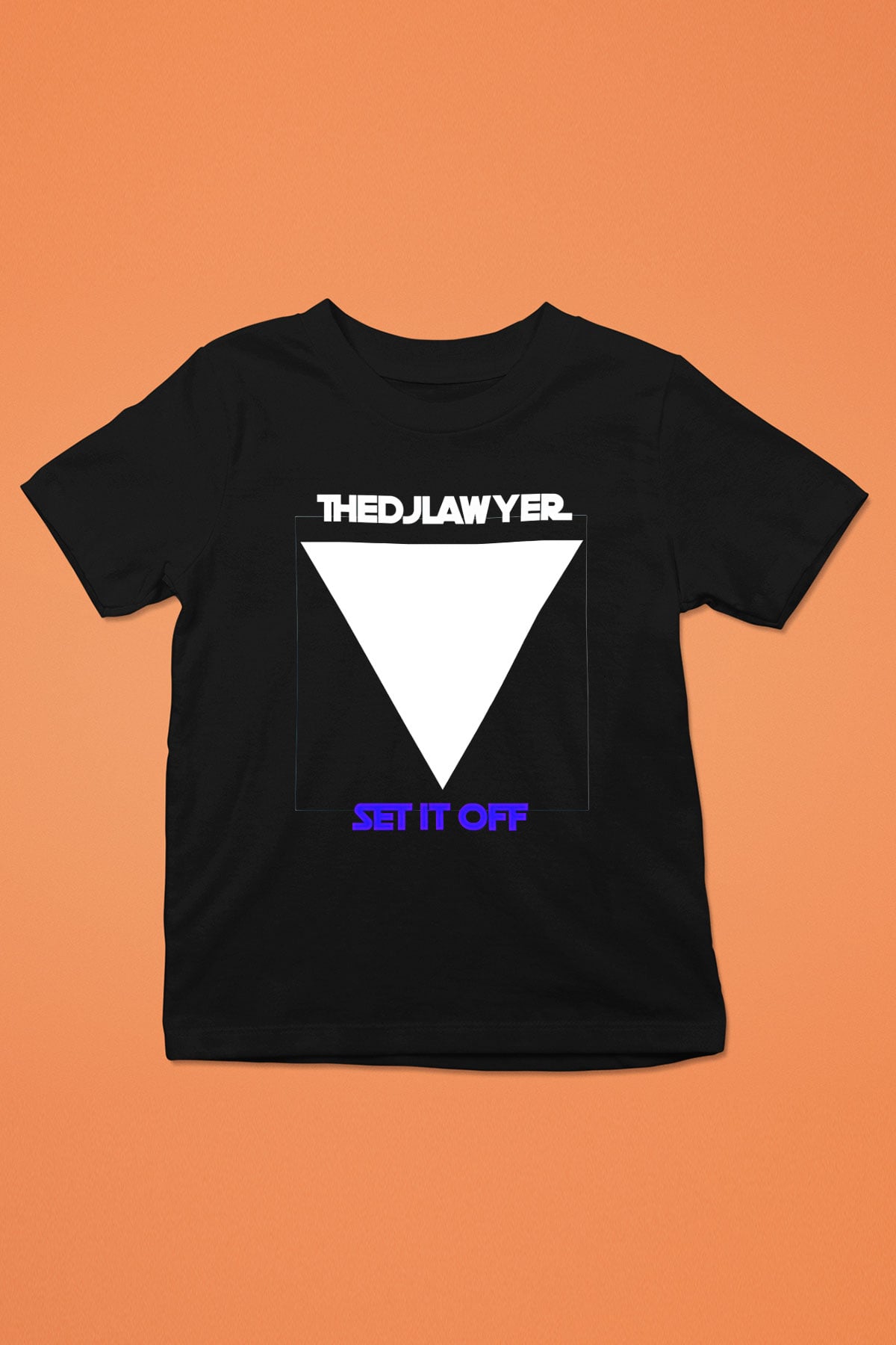 Set it off Baskılı Unisex Siyah Çocuk Tişört - Tshirt