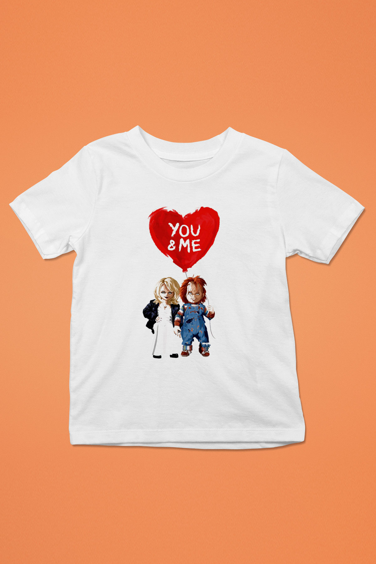 Sevgililer Günü Beyaz Unisex Çocuk Tişört