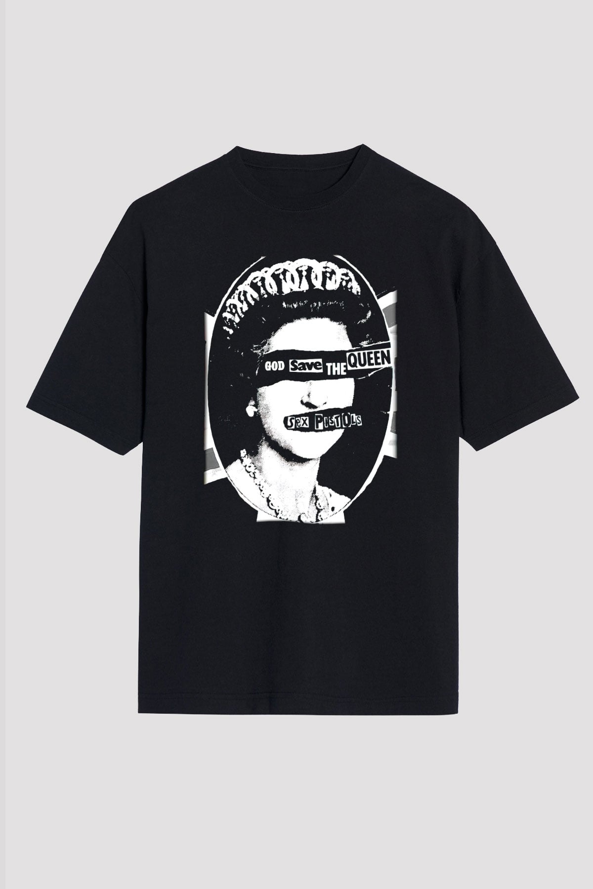 Sex Pistols Siyah Unisex Oversize Tişört T-Shirt
