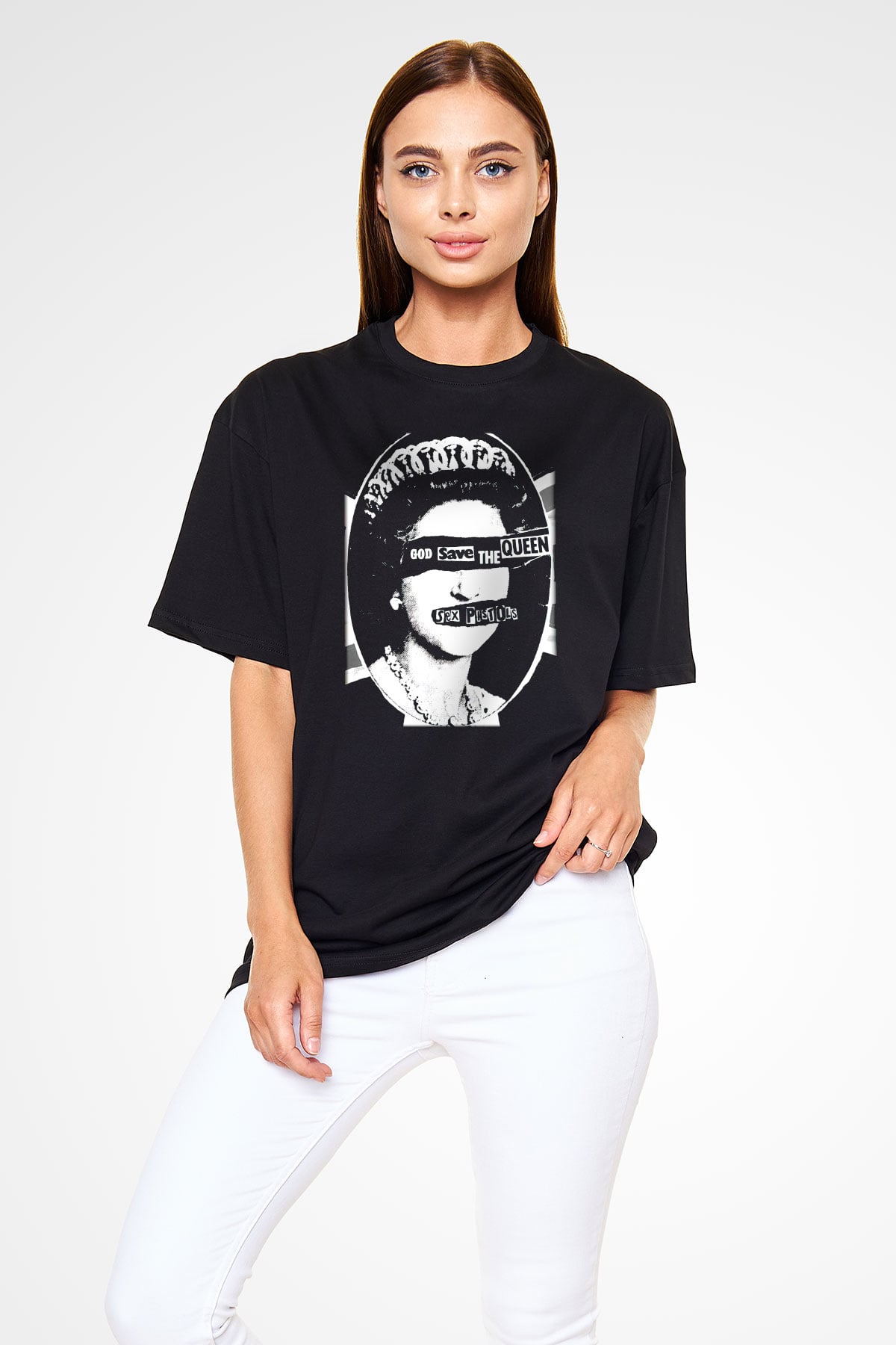 Sex Pistols Siyah Unisex Oversize Tişört T-Shirt