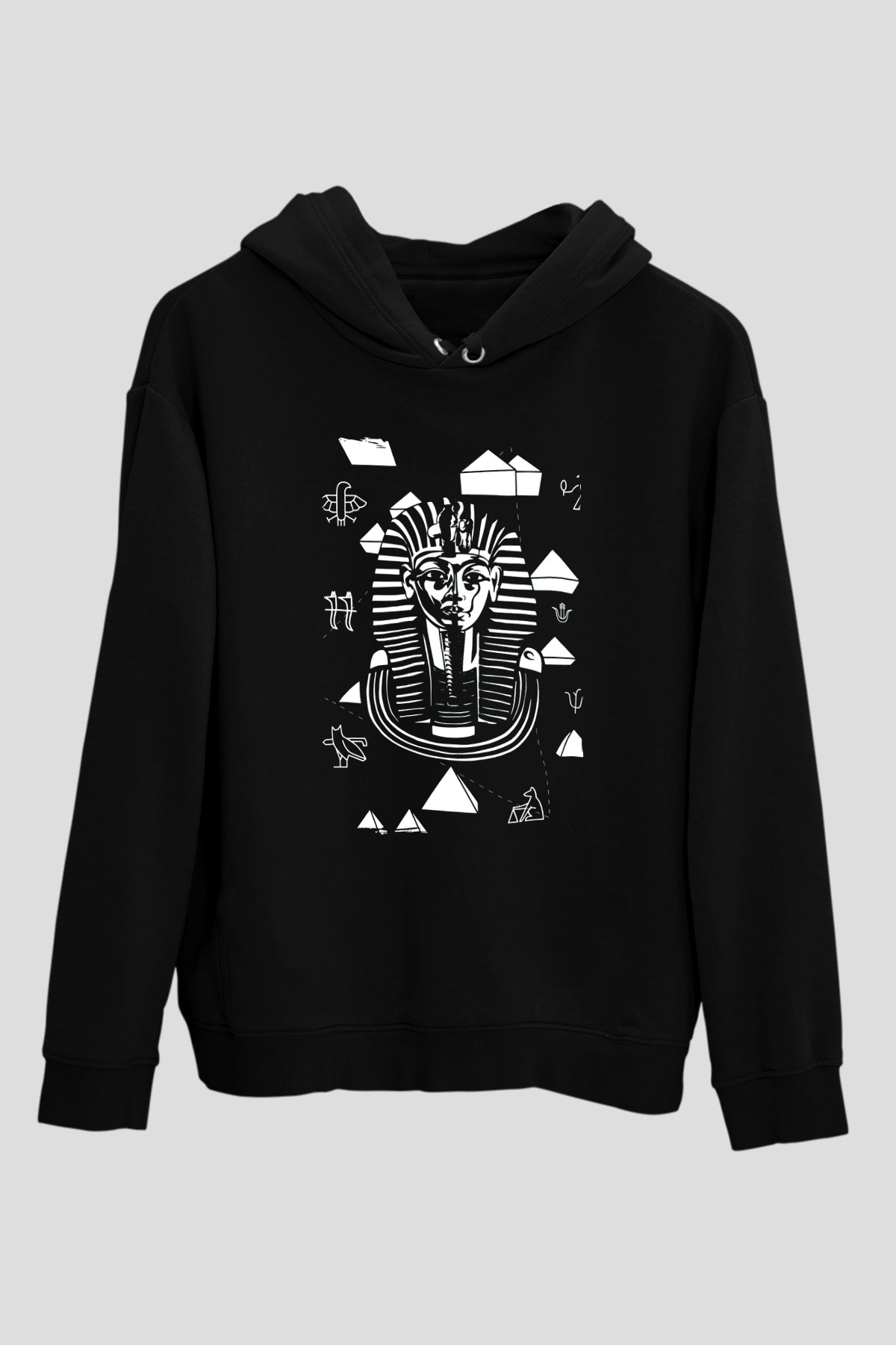 Sfenks Siyah Unisex Hoodie