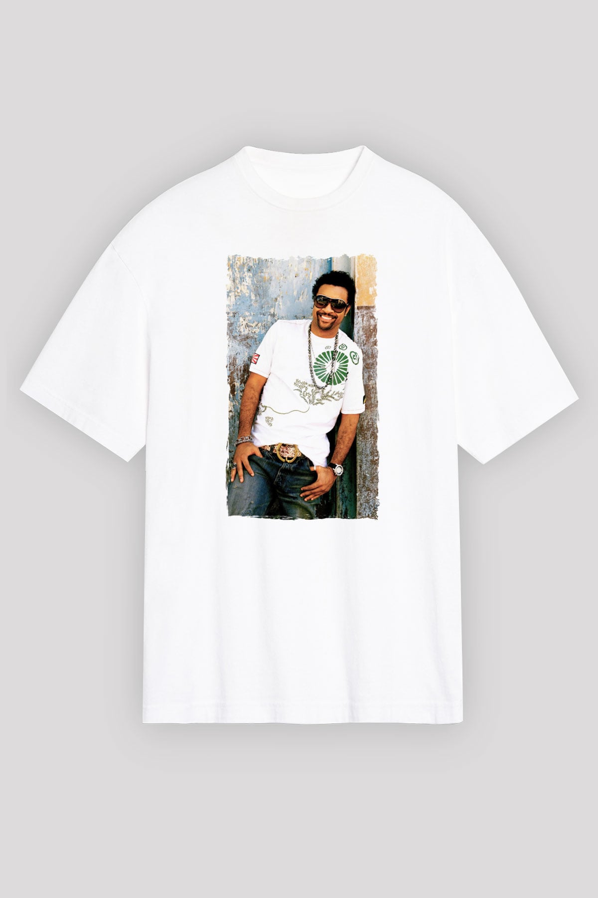 Shaggy Beyaz Unisex Tişört T-Shirt - TişörtFabrikası