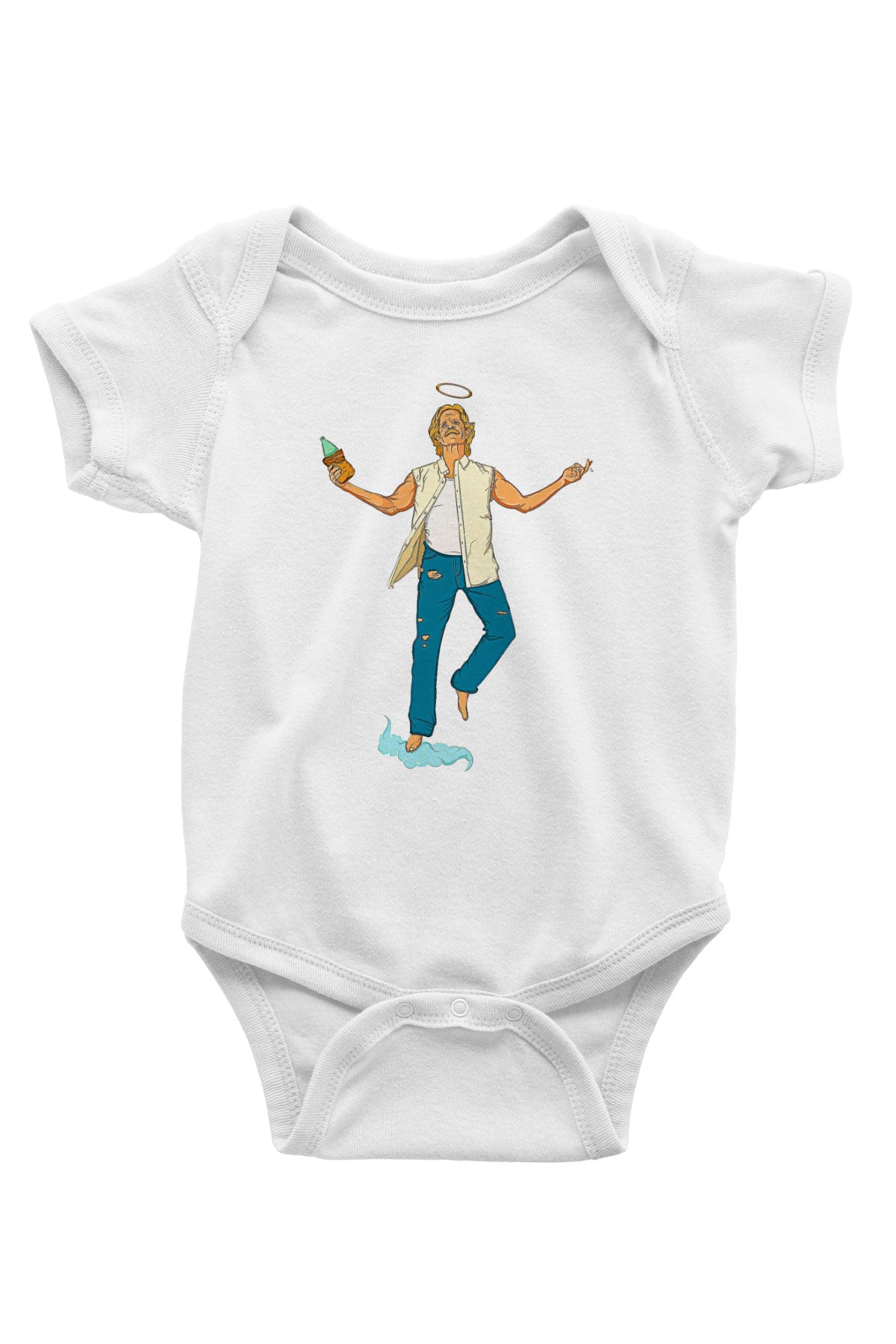 Shameless Baskılı Beyaz Unisex Bebek Body - Zıbın