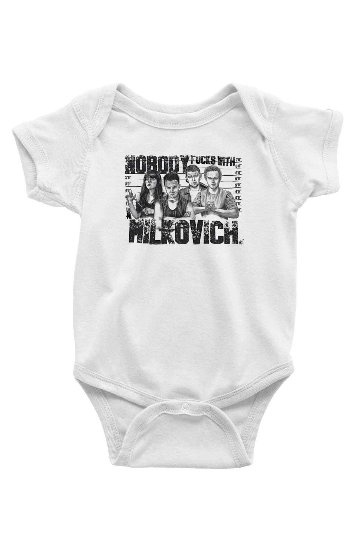 Shameless Baskılı Beyaz Unisex Bebek Body - Zıbın