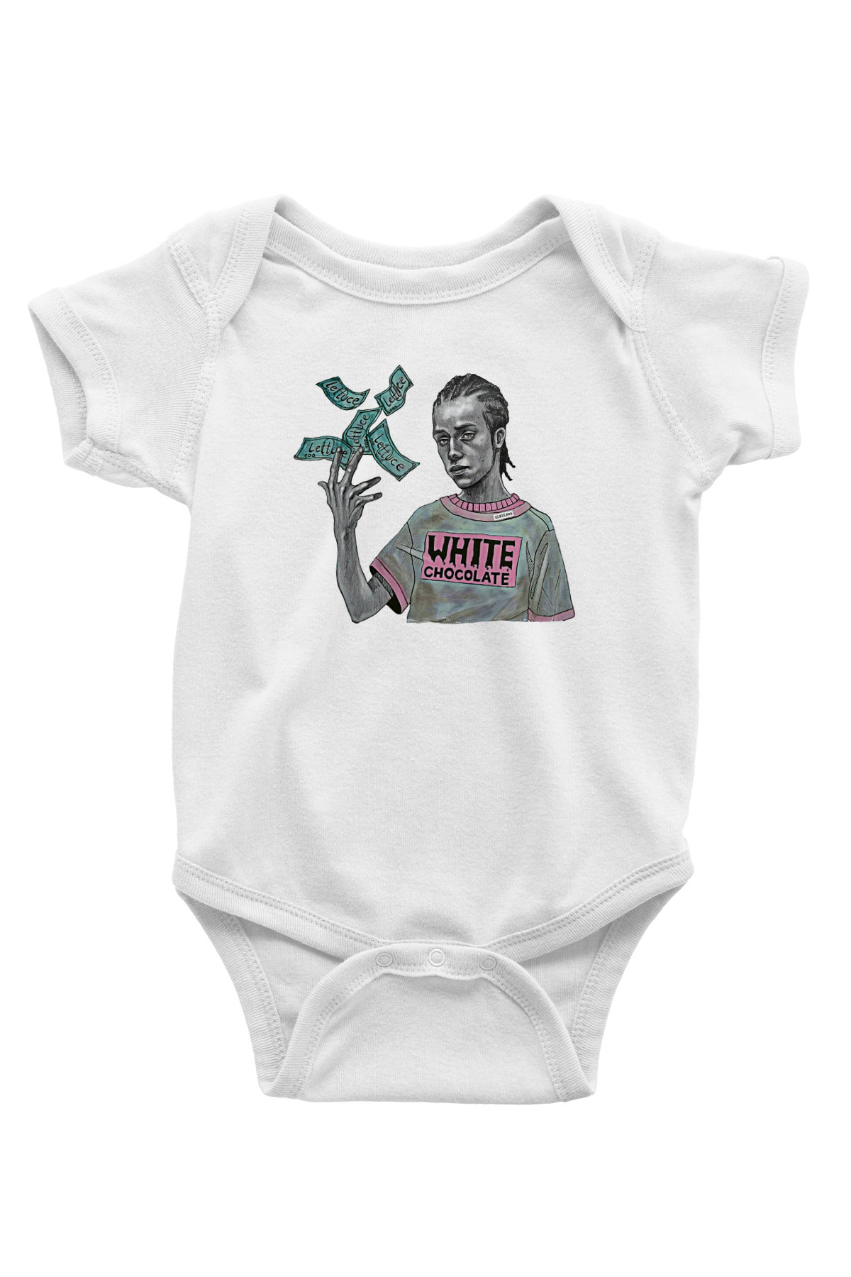 Shameless Baskılı Beyaz Unisex Bebek Body - Zıbın