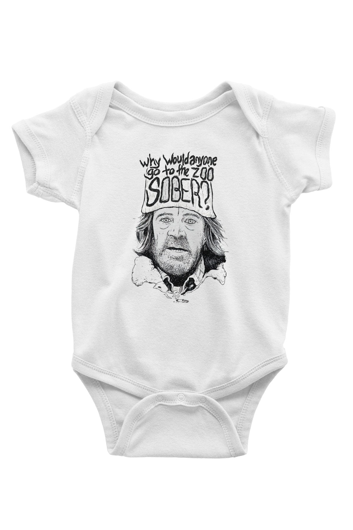 Shameless Baskılı Beyaz Unisex Bebek Body - Zıbın
