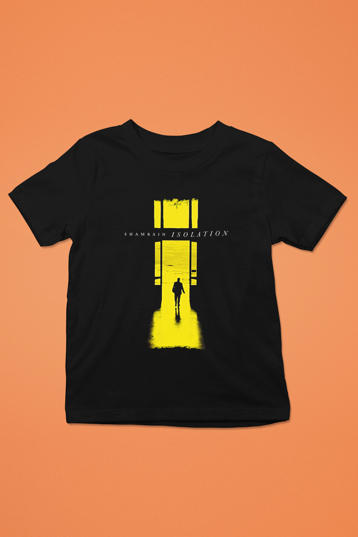 Shamrain Baskılı Unisex Siyah Çocuk Tişört - Tshirt