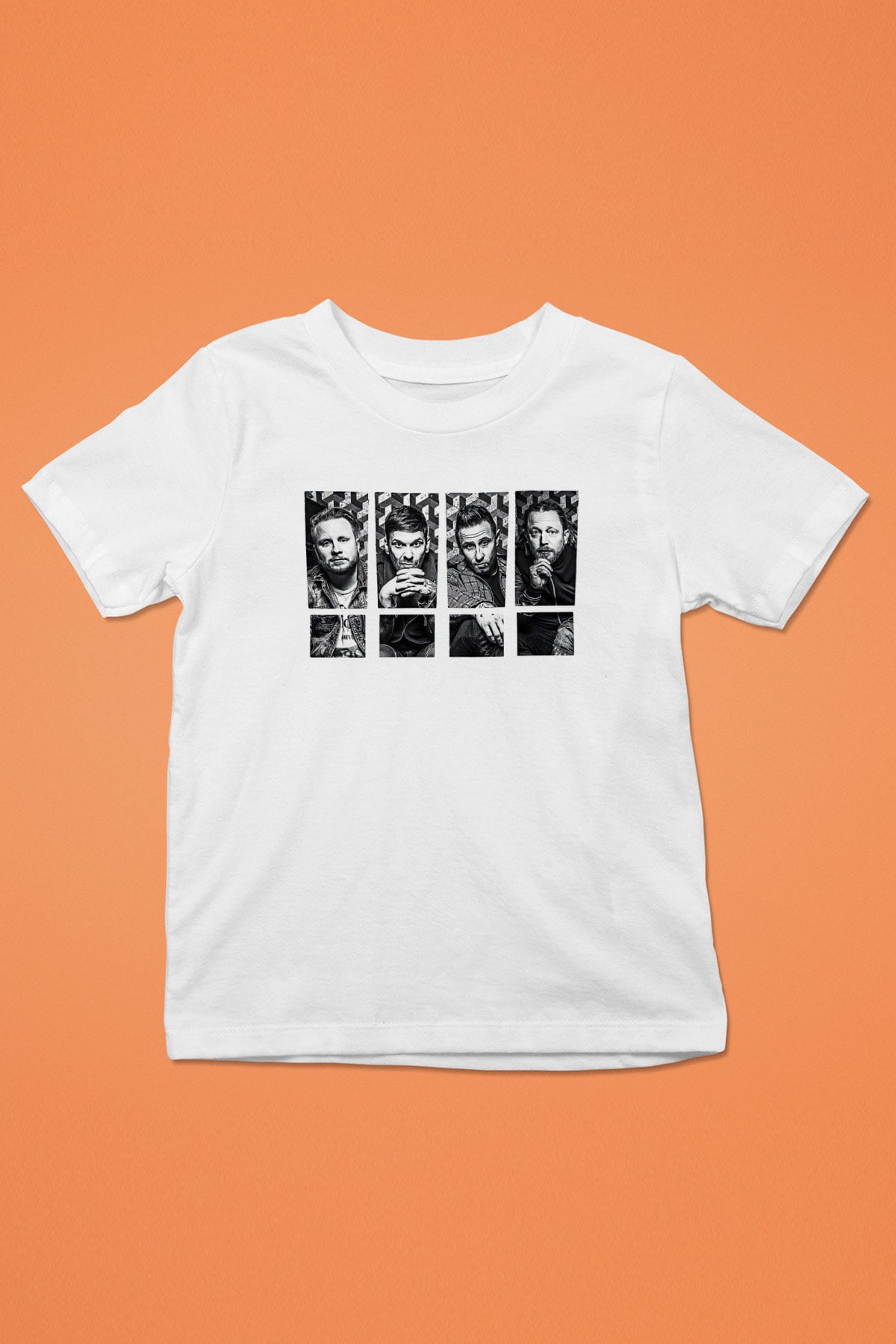 Shamrain Baskılı Unisex Siyah Çocuk Tişört - Tshirt