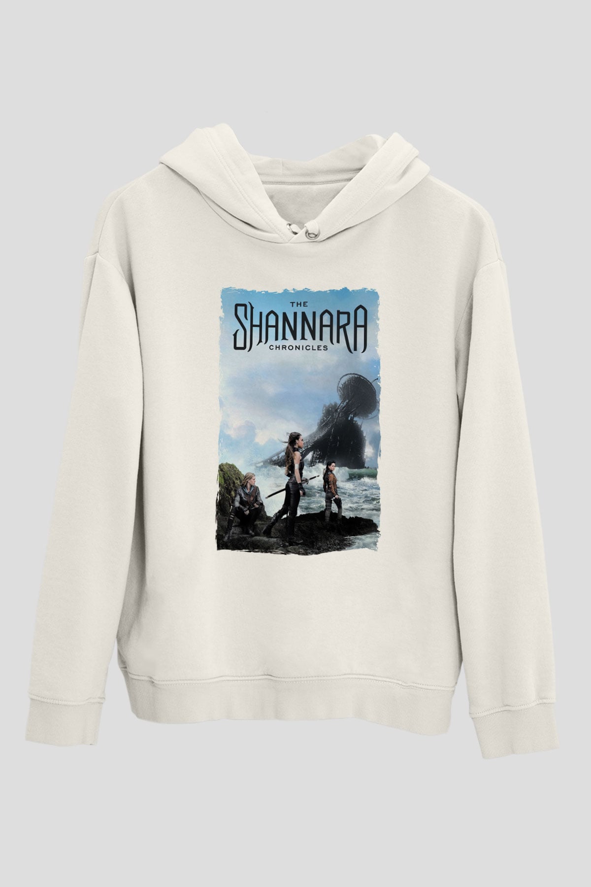 Shannara Chronicles Beyaz Unisex Hoodie
