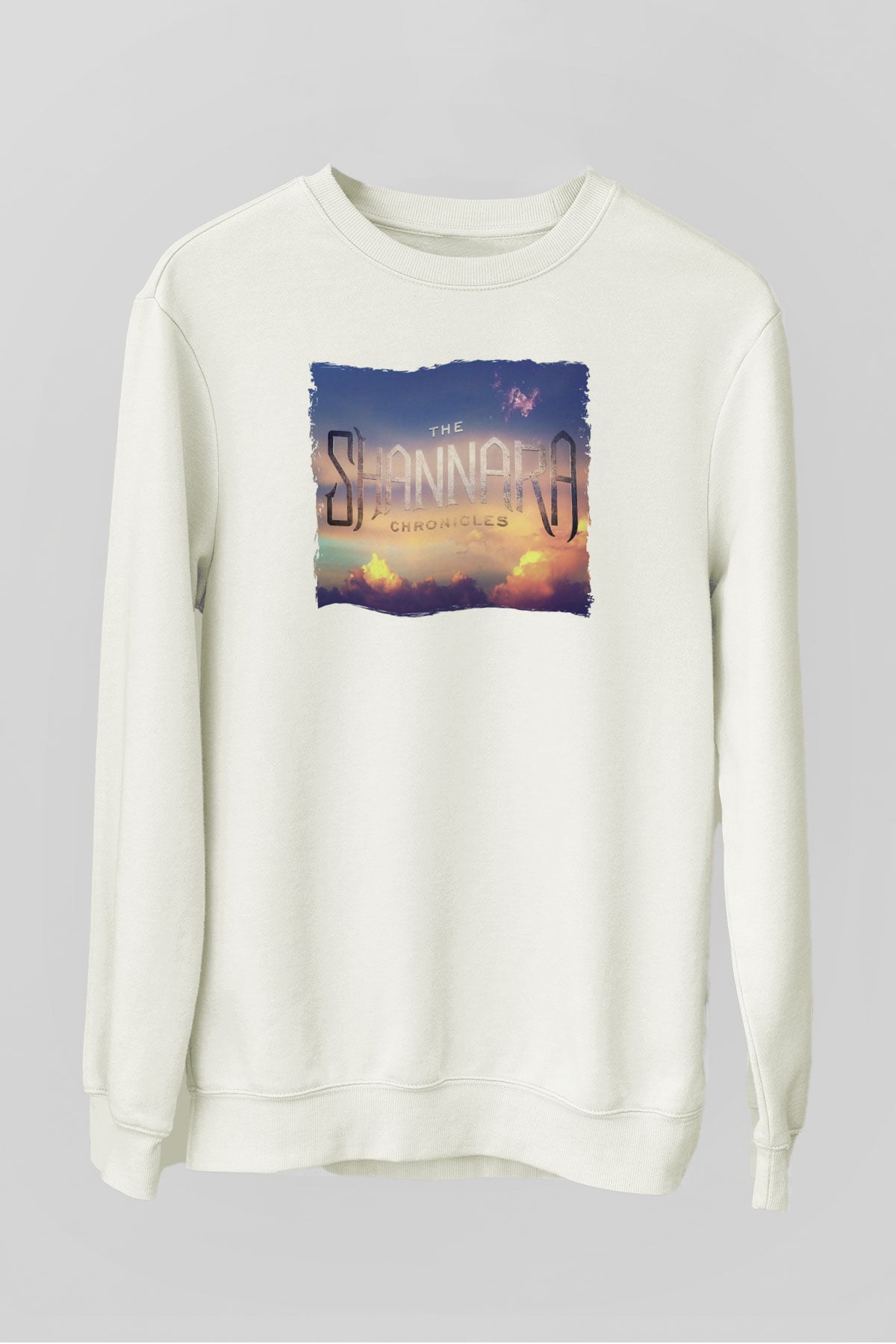 Shannara Chronicles Beyaz Unisex Sweatshirt