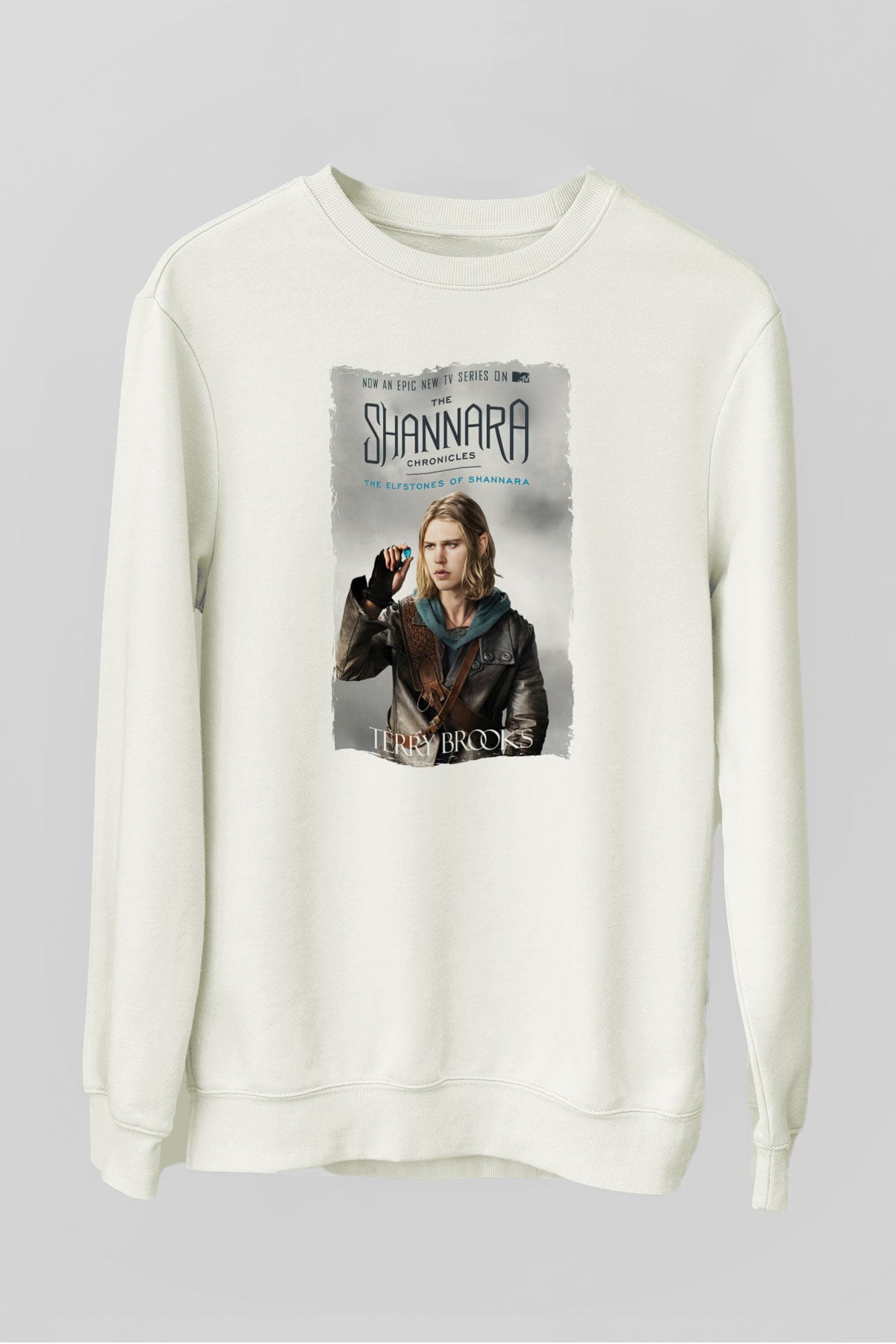 Shannara Chronicles Beyaz Unisex Sweatshirt
