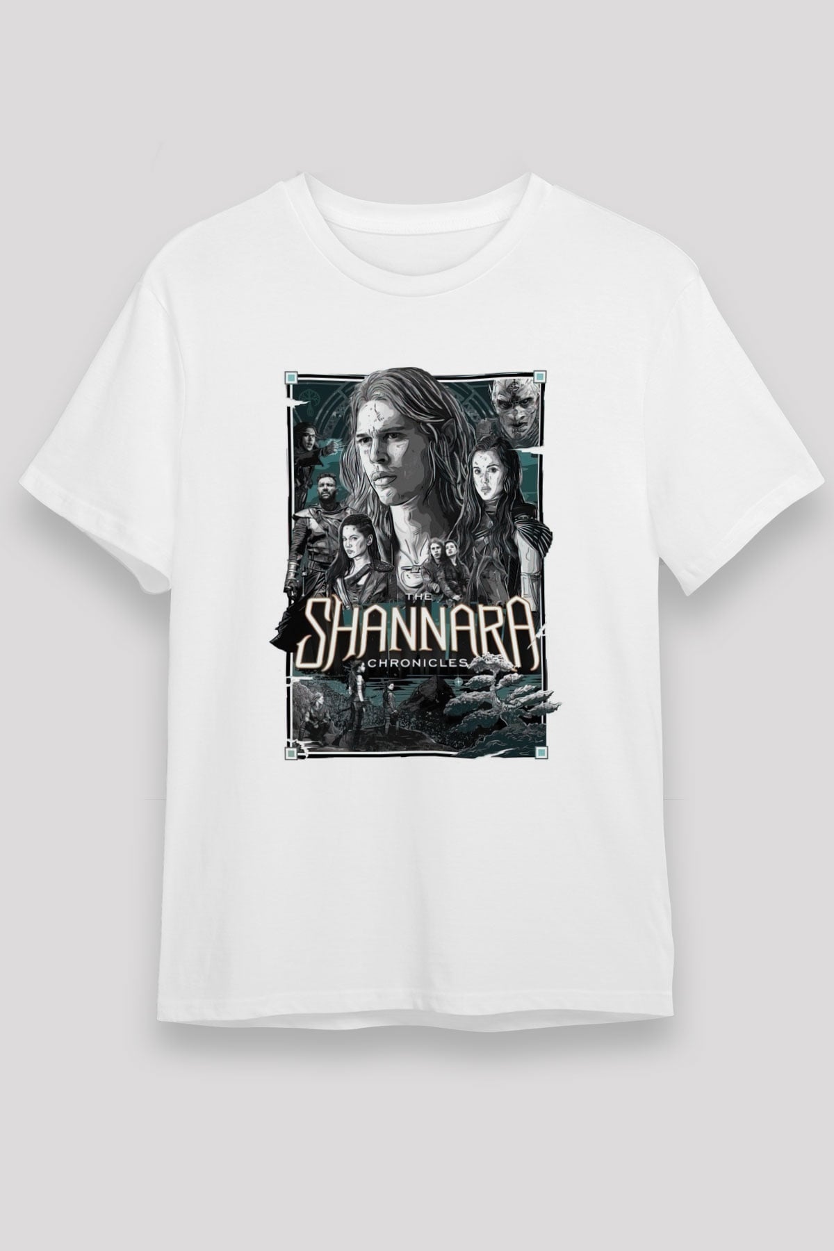 Shannara Chronicles Beyaz Unisex Tişört T-Shirt