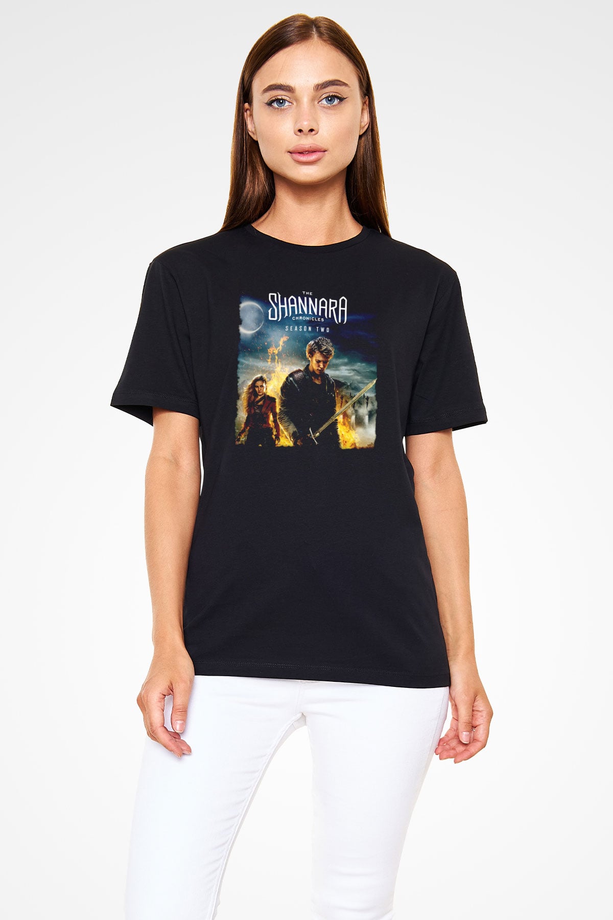 Shannara Chronicles Siyah Unisex Tişört T-Shirt