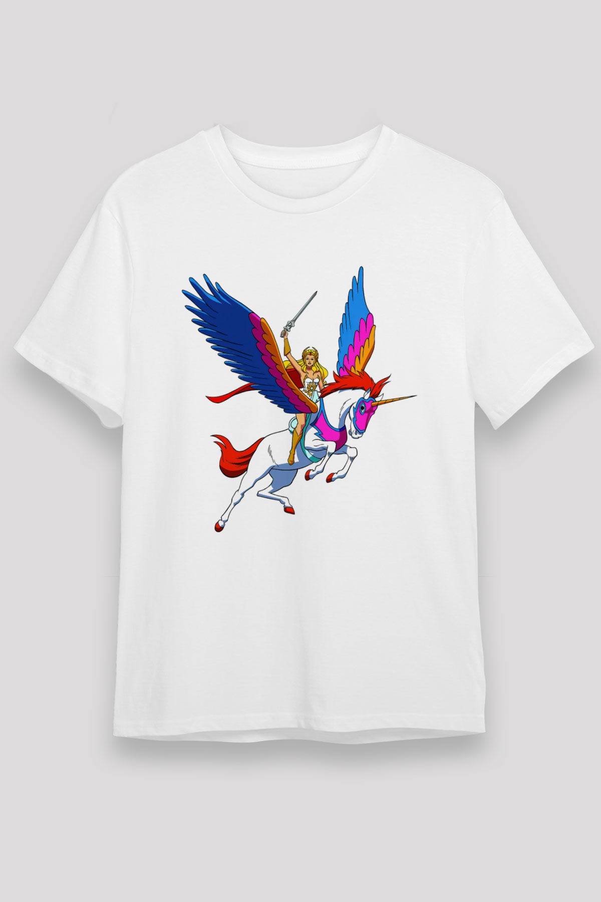 She-Ra Beyaz Unisex Tişört
