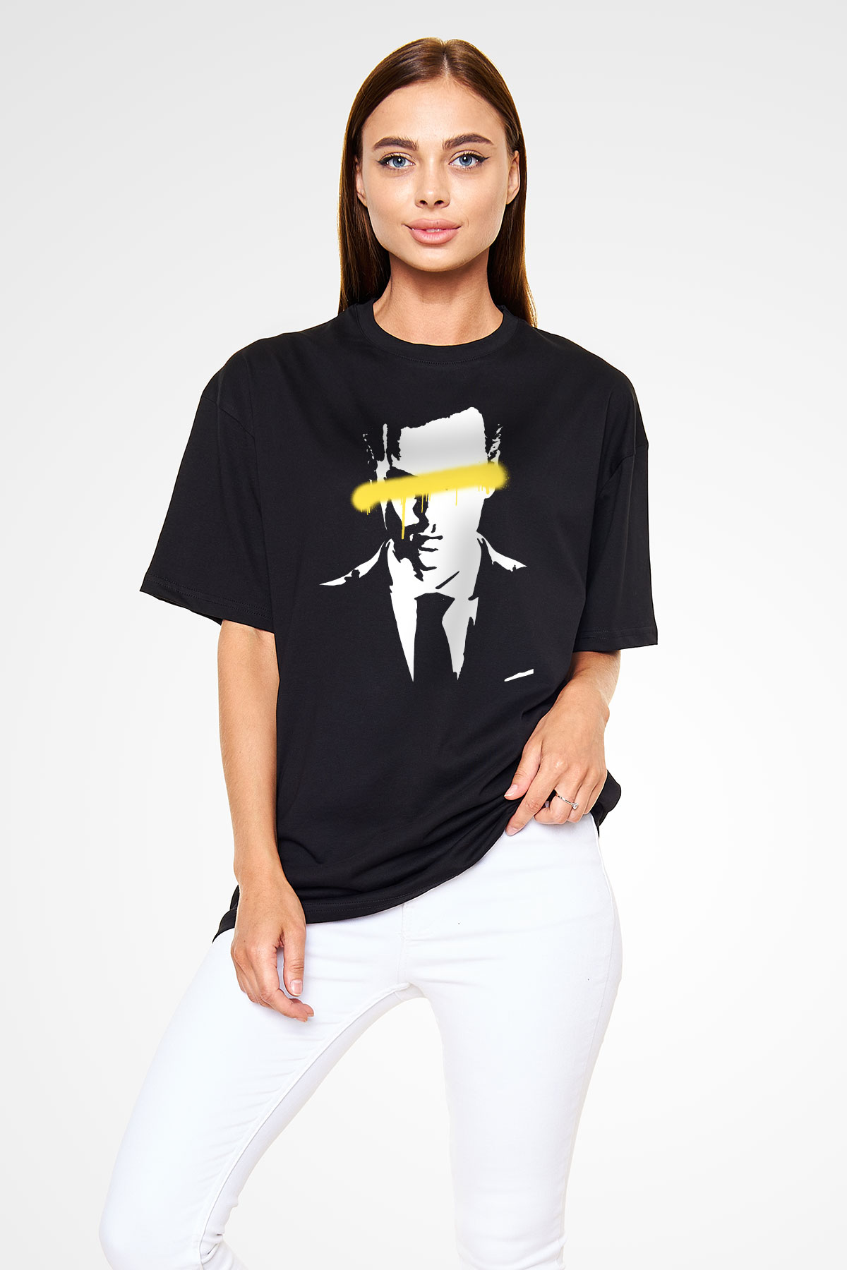 Sherlock Siyah Unisex Oversize Tişört T-Shirt