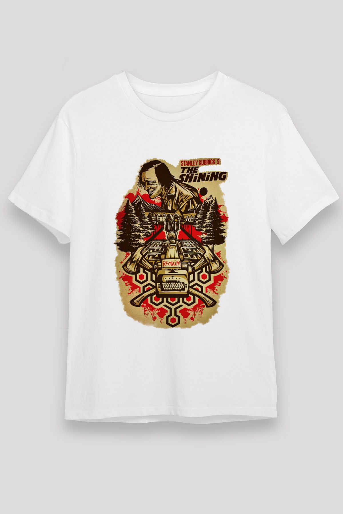Shining Beyaz Unisex Tişört