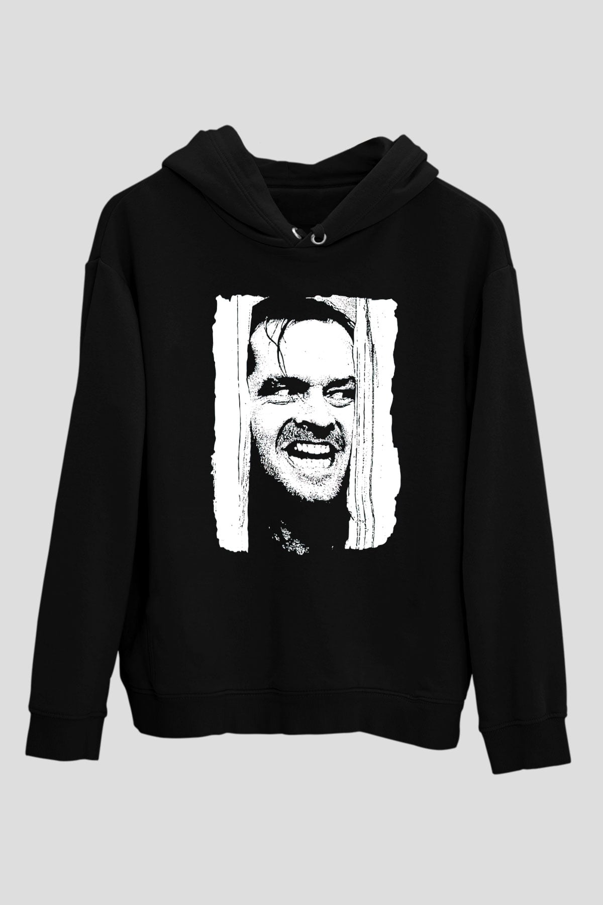 Shining Siyah Unisex Hoodie