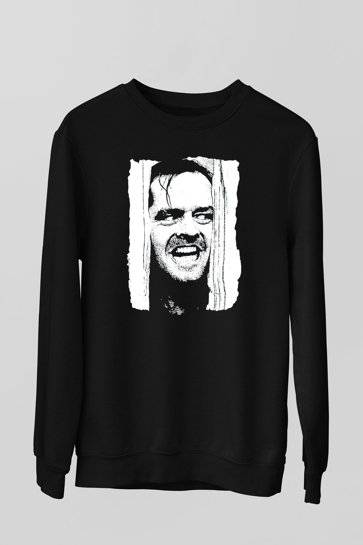 Shining Siyah Unisex  Sweatshirt