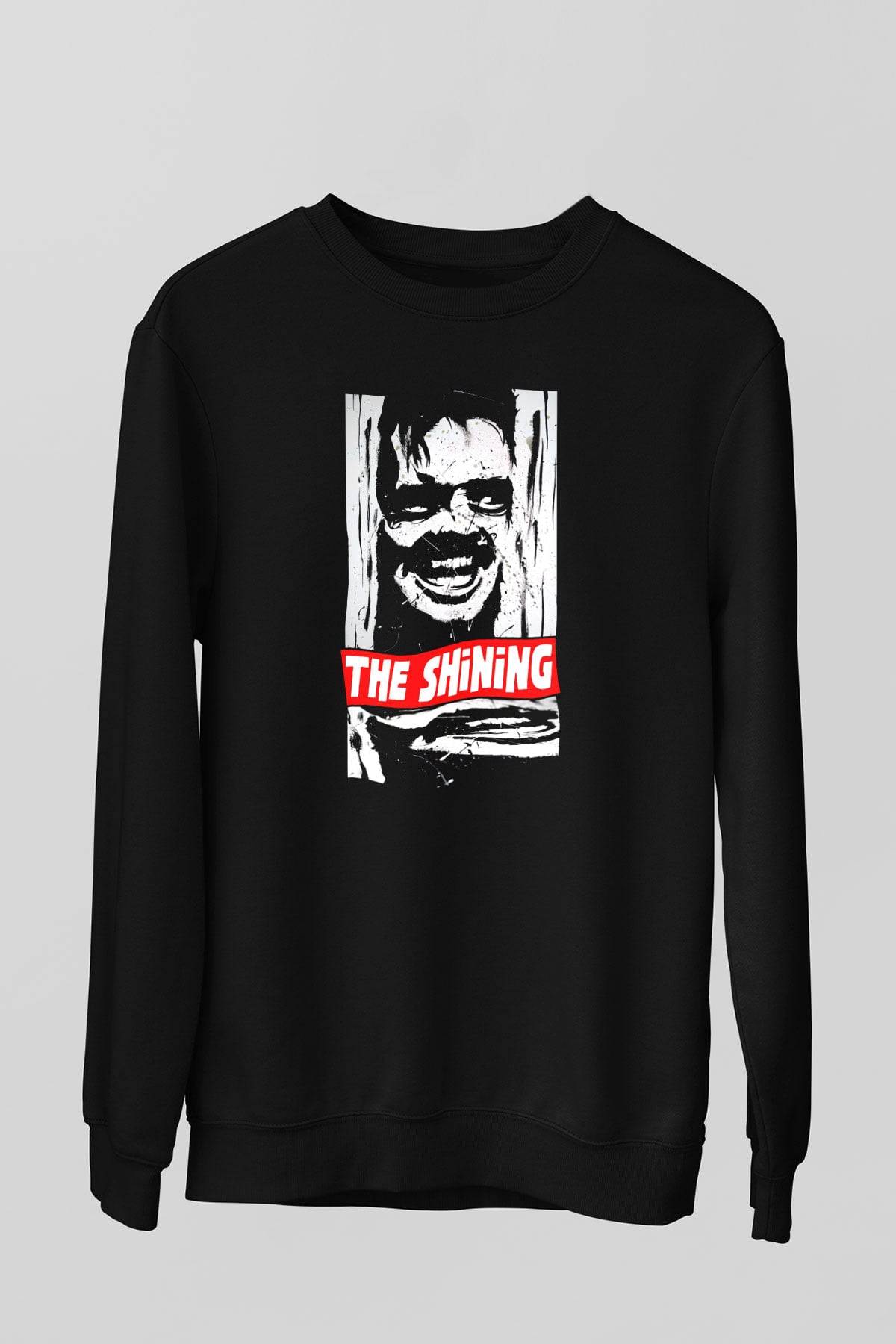 Shining Siyah Unisex Sweatshirt