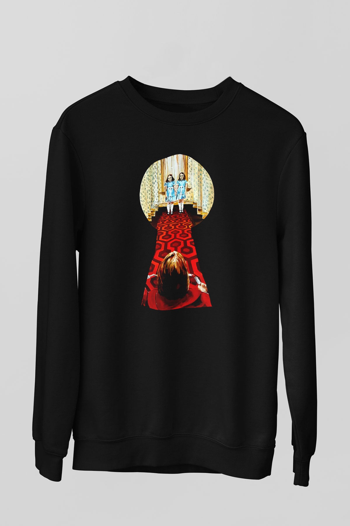 Shining Siyah Unisex Sweatshirt