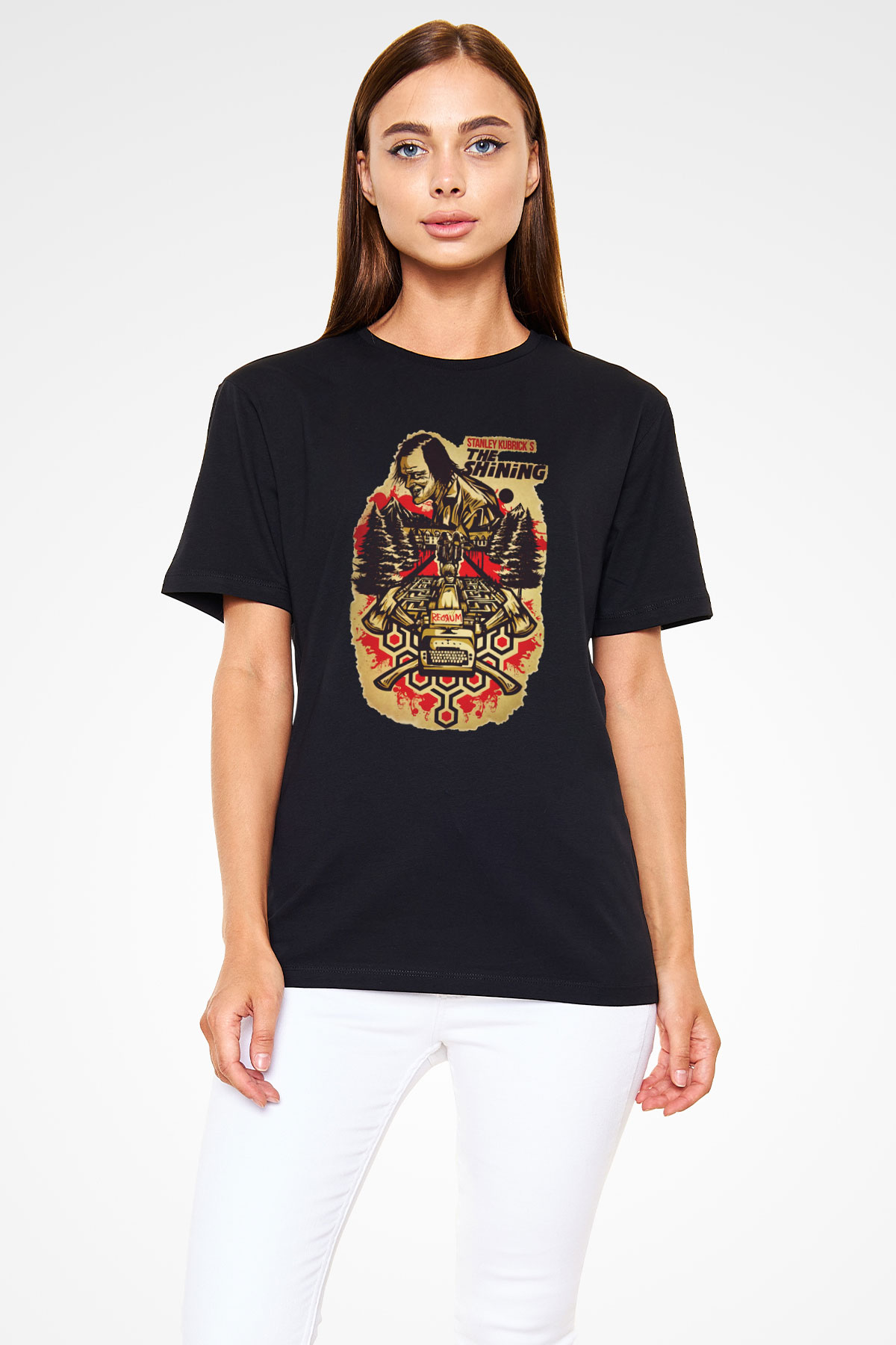 Shining Siyah Unisex Tişört
