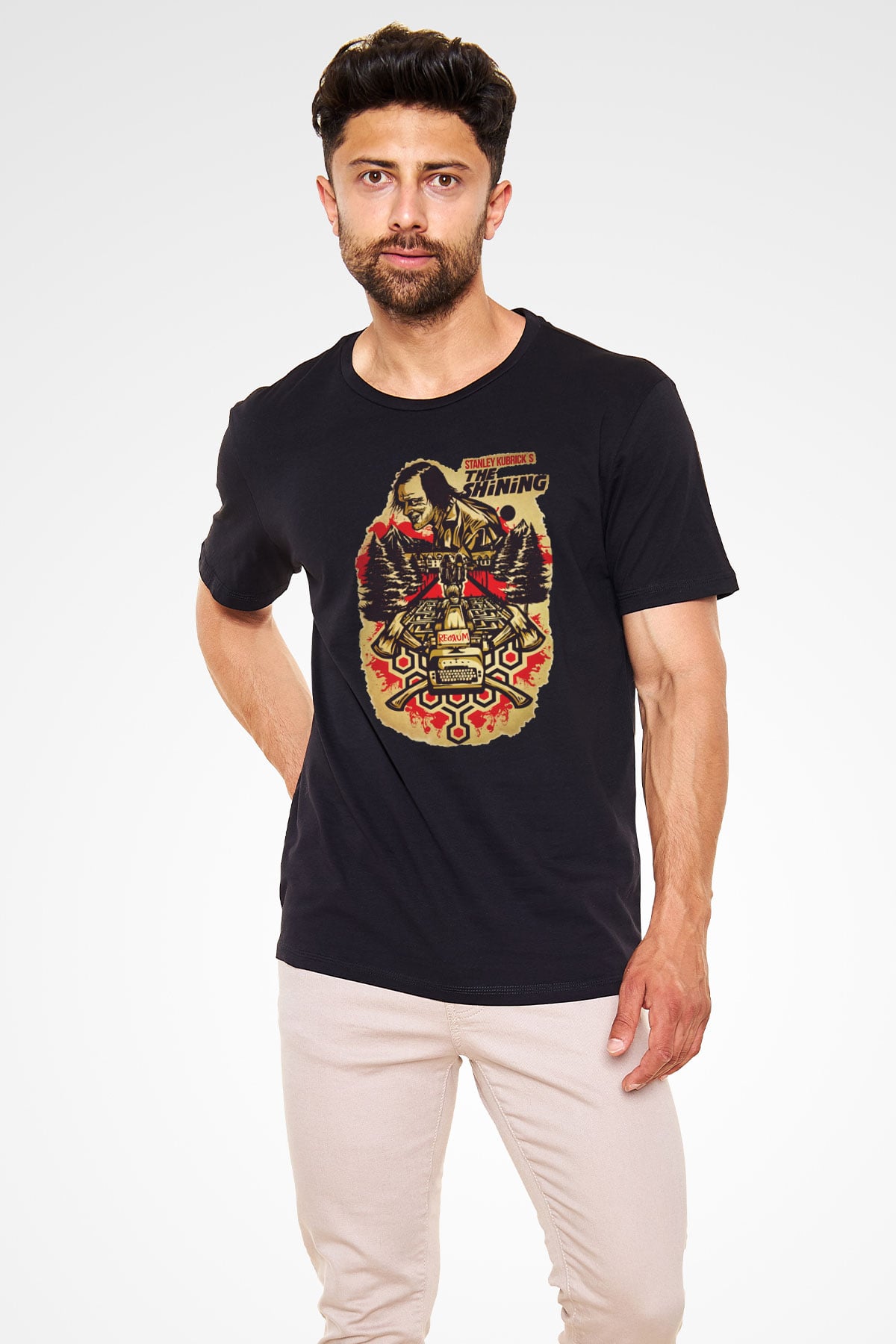 Shining Siyah Unisex Tişört