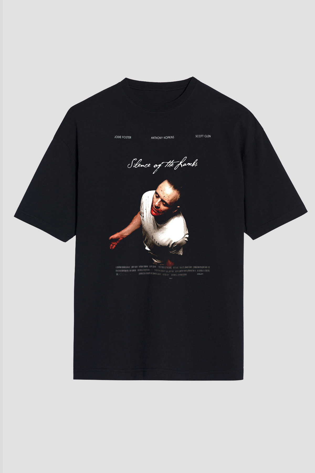 Silence of the Lambs Siyah Unisex Tişört T-Shirt
