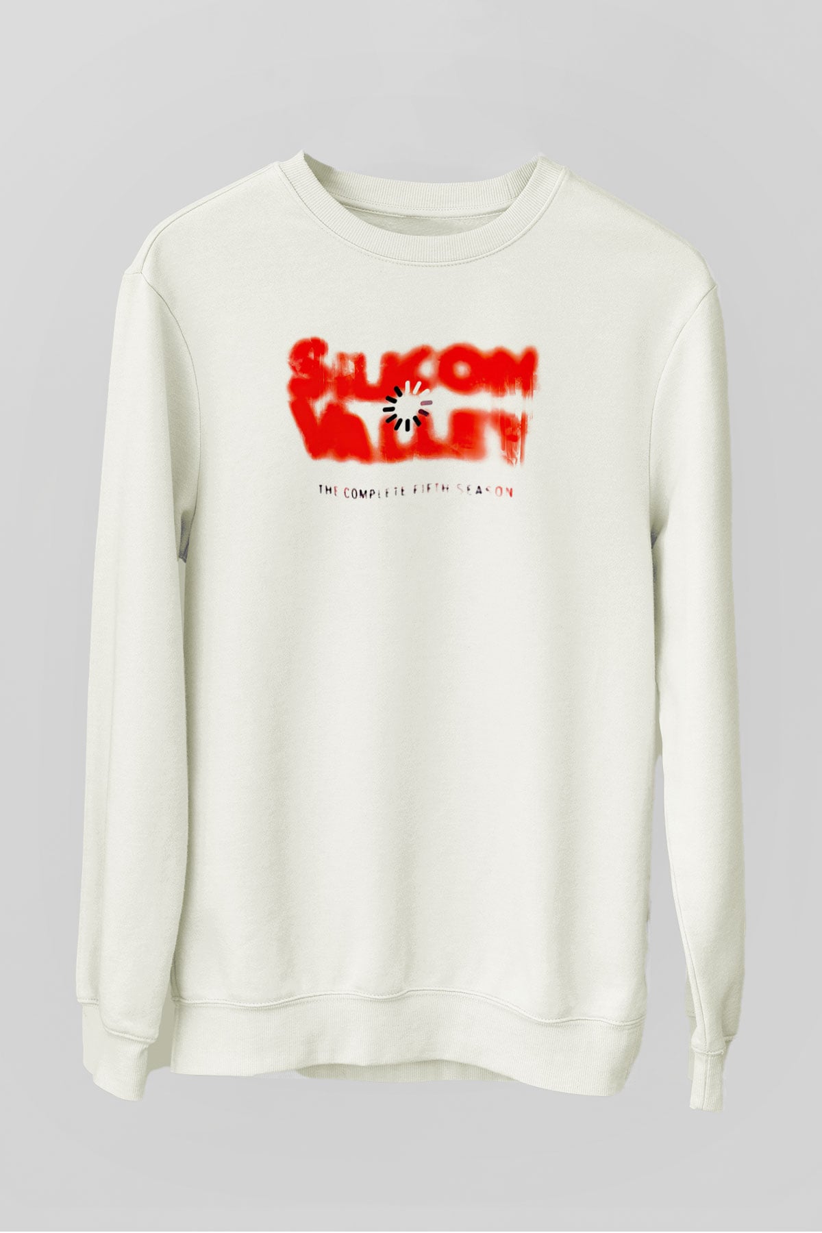 Silicon Valley Beyaz Unisex Sweatshirt