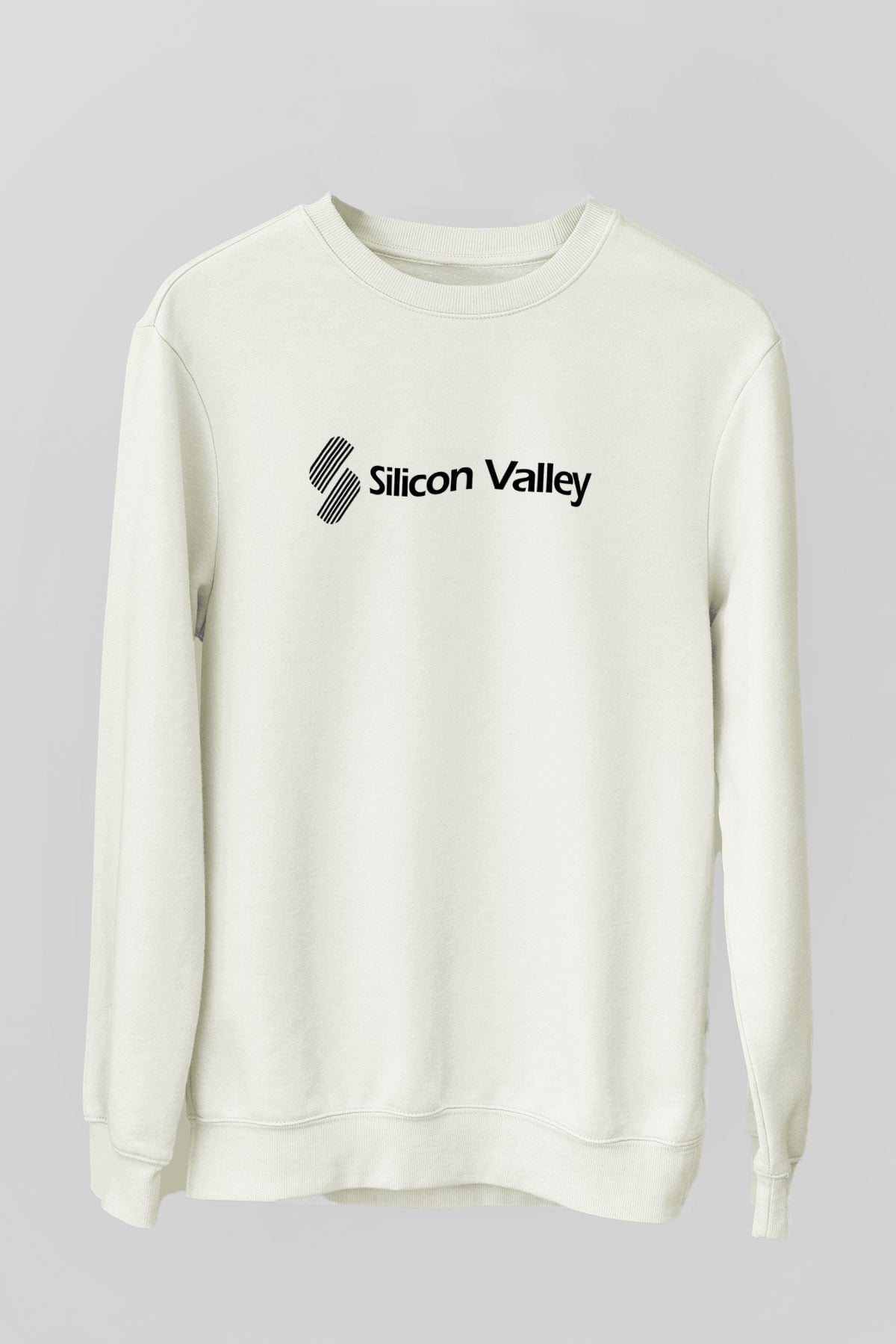 Silicon Valley Beyaz Unisex Sweatshirt
