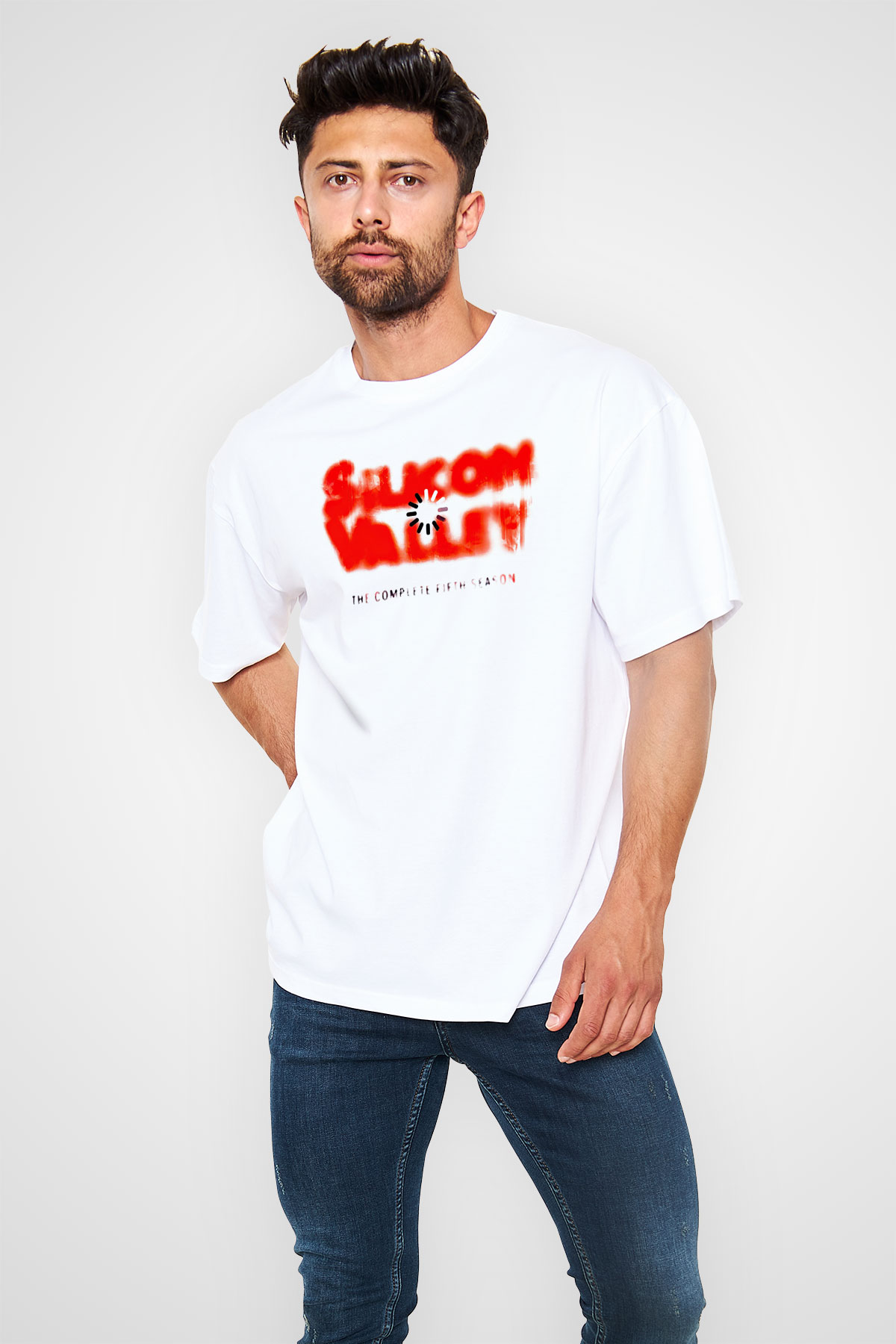Silicon Valley Beyaz Unisex Tişört T-Shirt