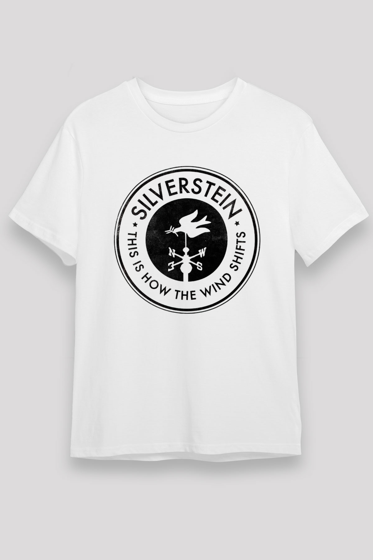 Silverstein Beyaz Unisex Tişört T-Shirt - TişörtFabrikası