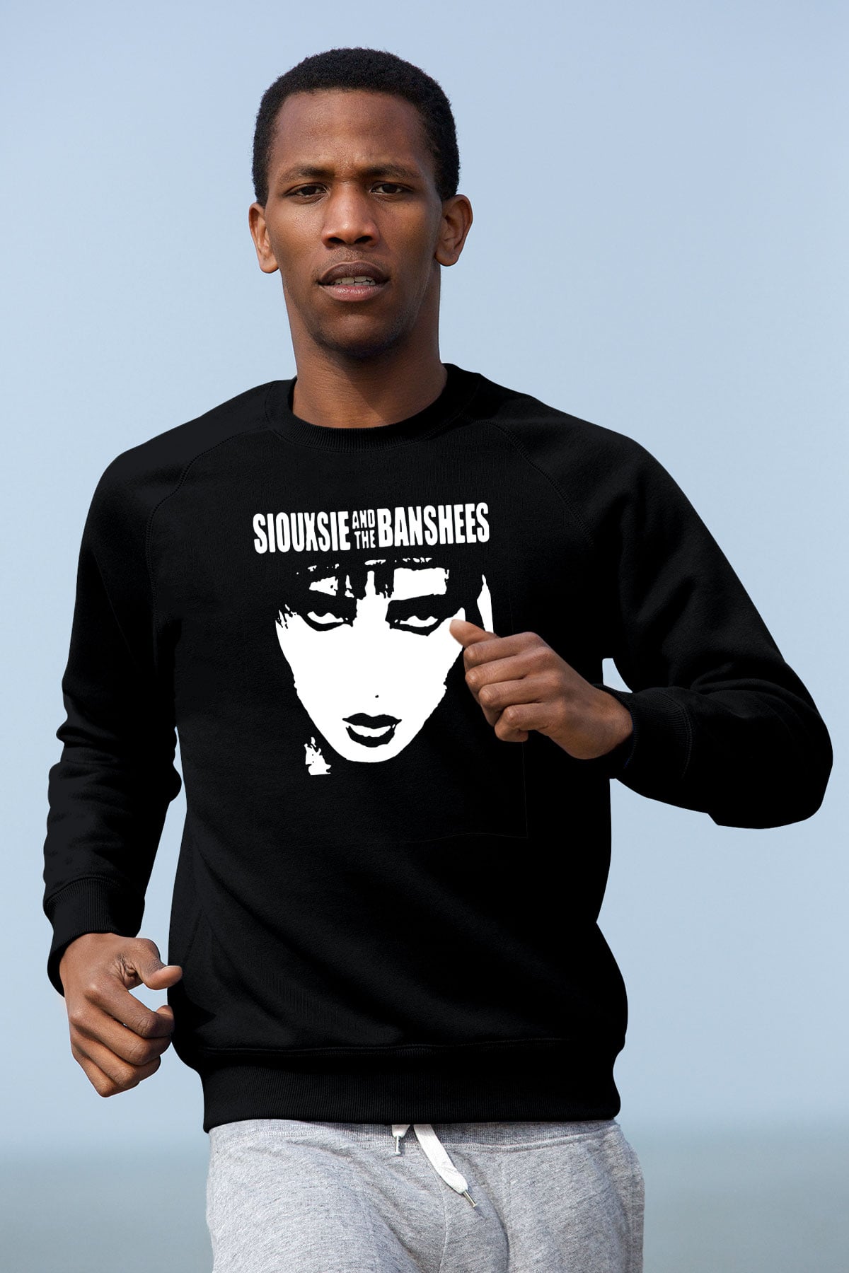 Siouxsie and the Banshees Siyah Unisex Sweatshirt