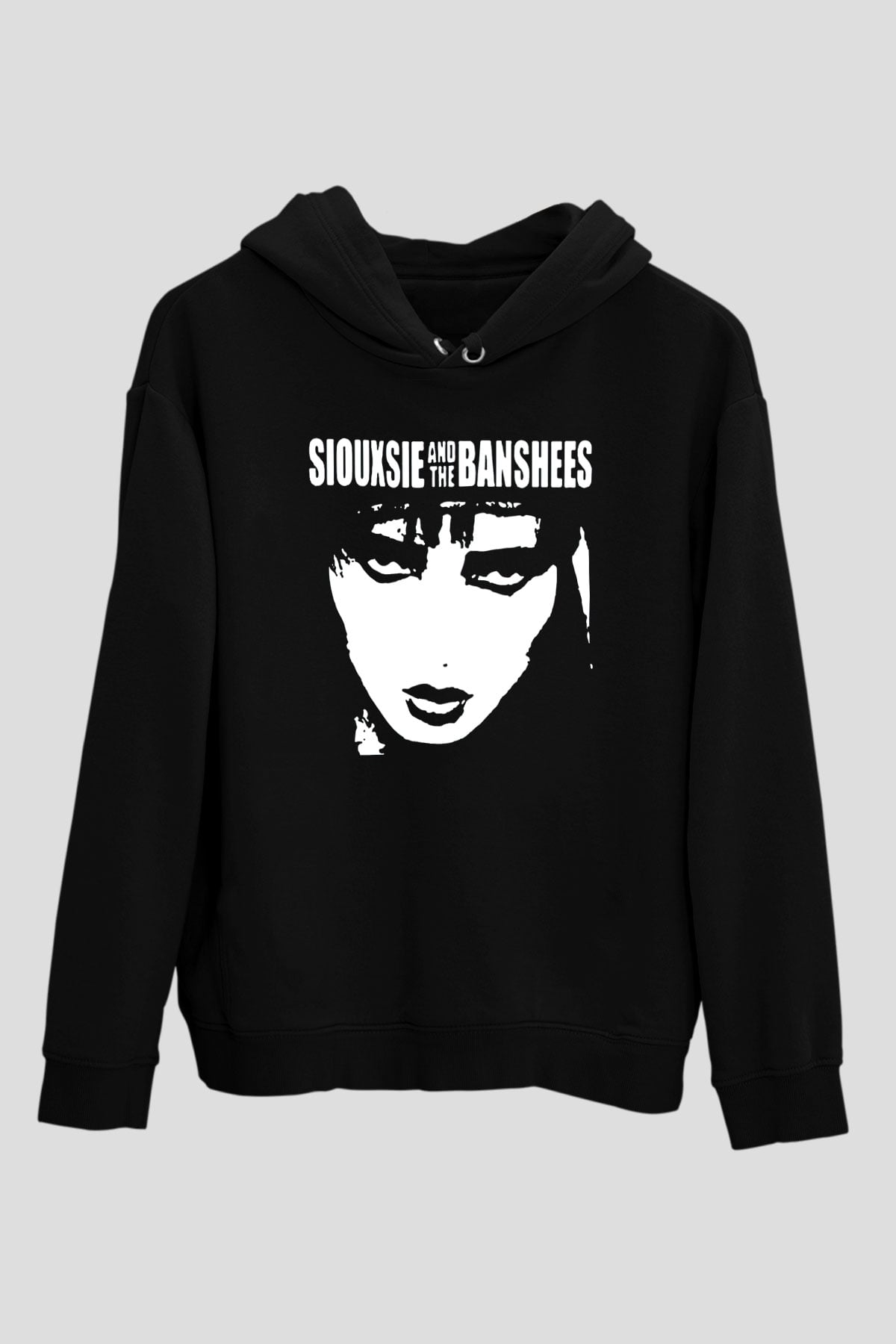 Siouxsie and the Banshees Siyah Unisex Kapşonlu Sweatshirt