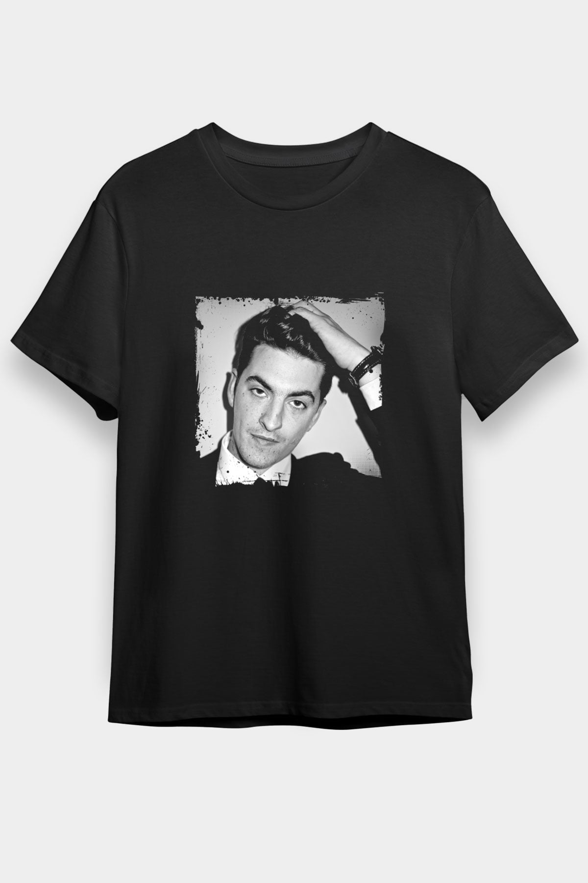 Skream Baskılı Unisex Siyah Tişört