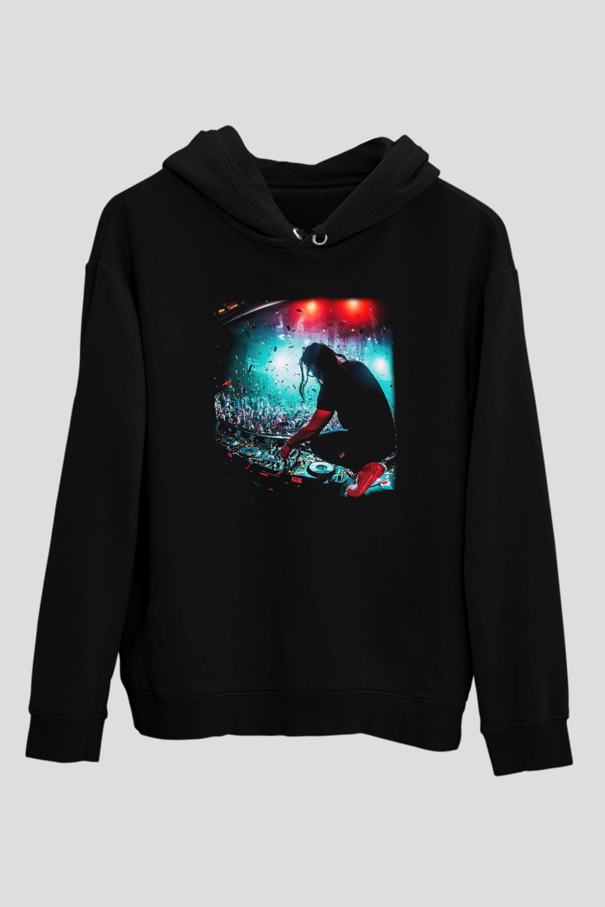 Skrillex Siyah Unisex Hoodie