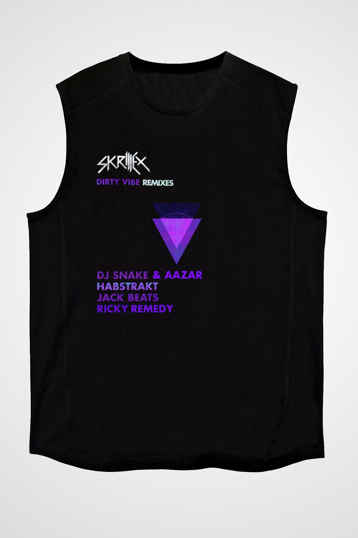 Skrillex Siyah Unisex Kolsuz Tişört