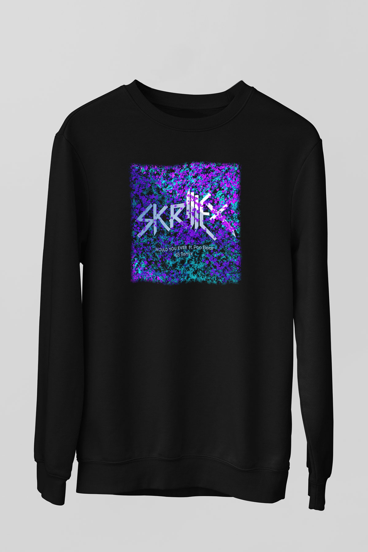 Skrillex Siyah Unisex Sweatshirt