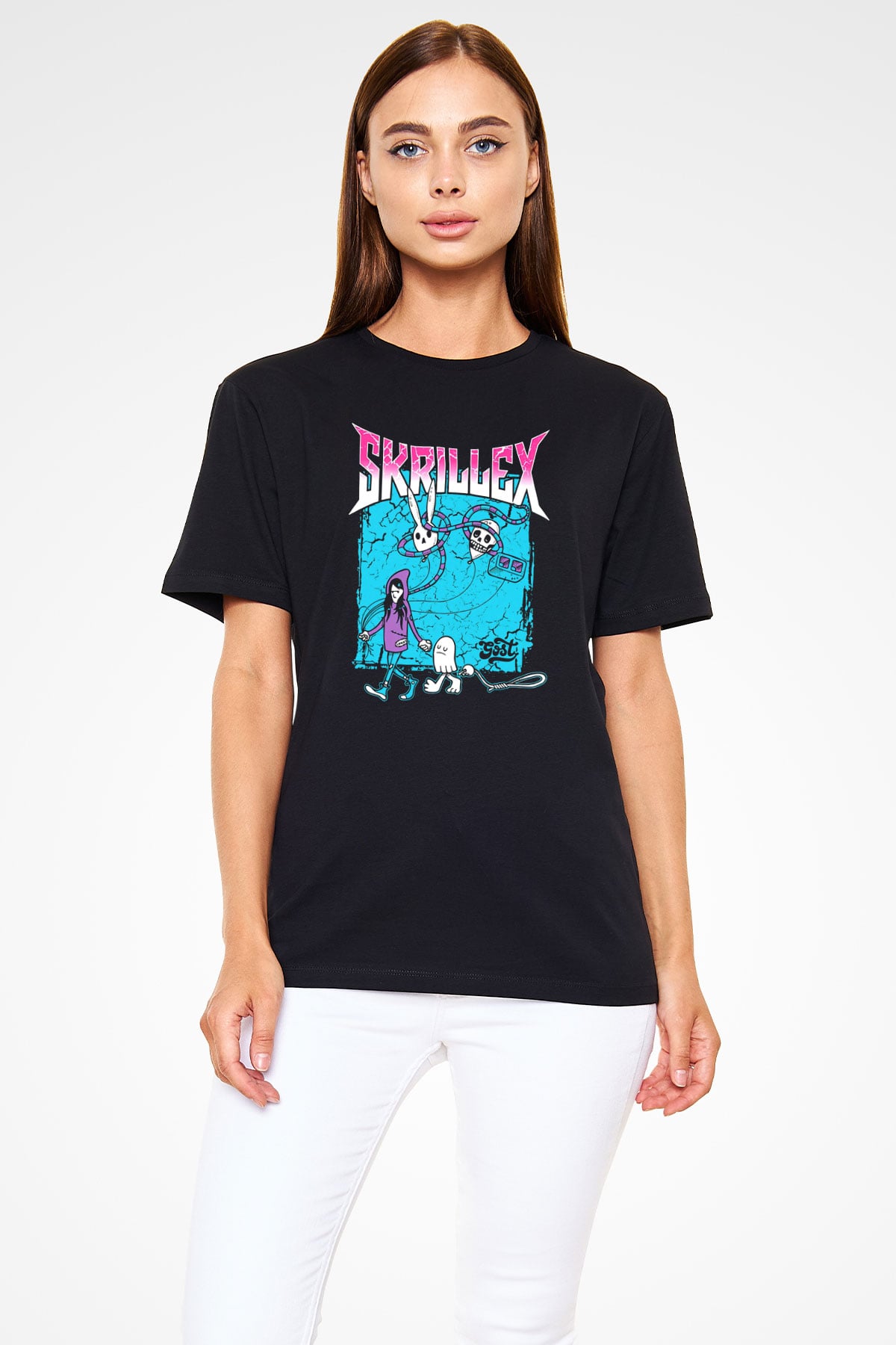 Skrillex Siyah Unisex Tişört T-Shirt - TişörtFabrikası