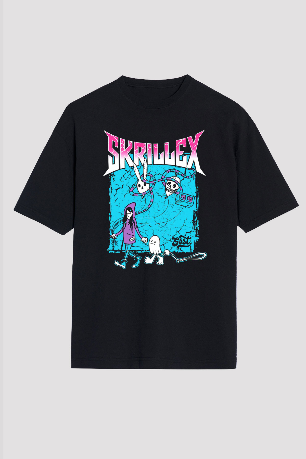 Skrillex Siyah Unisex Tişört T-Shirt - TişörtFabrikası