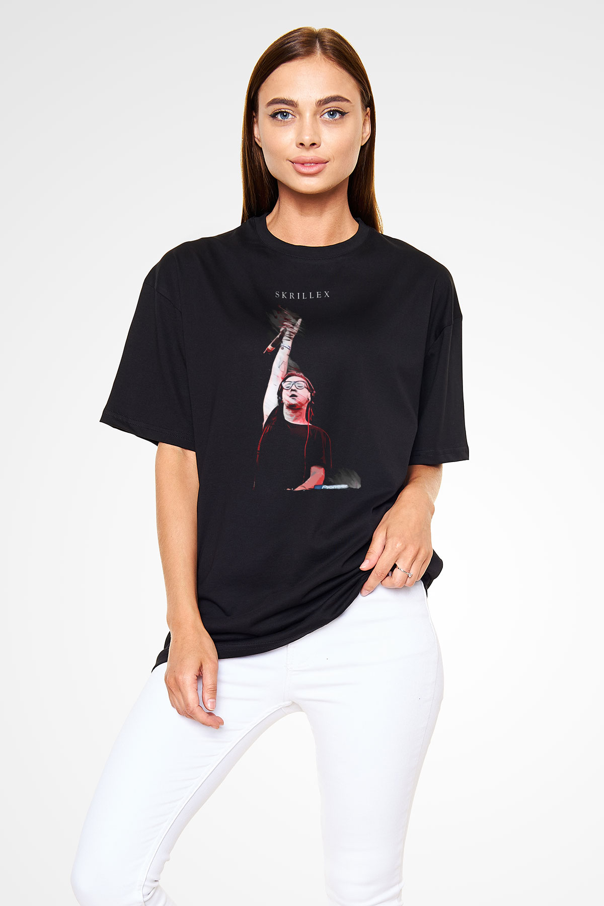 Skrillex Siyah Unisex Tişört T-Shirt - TişörtFabrikası