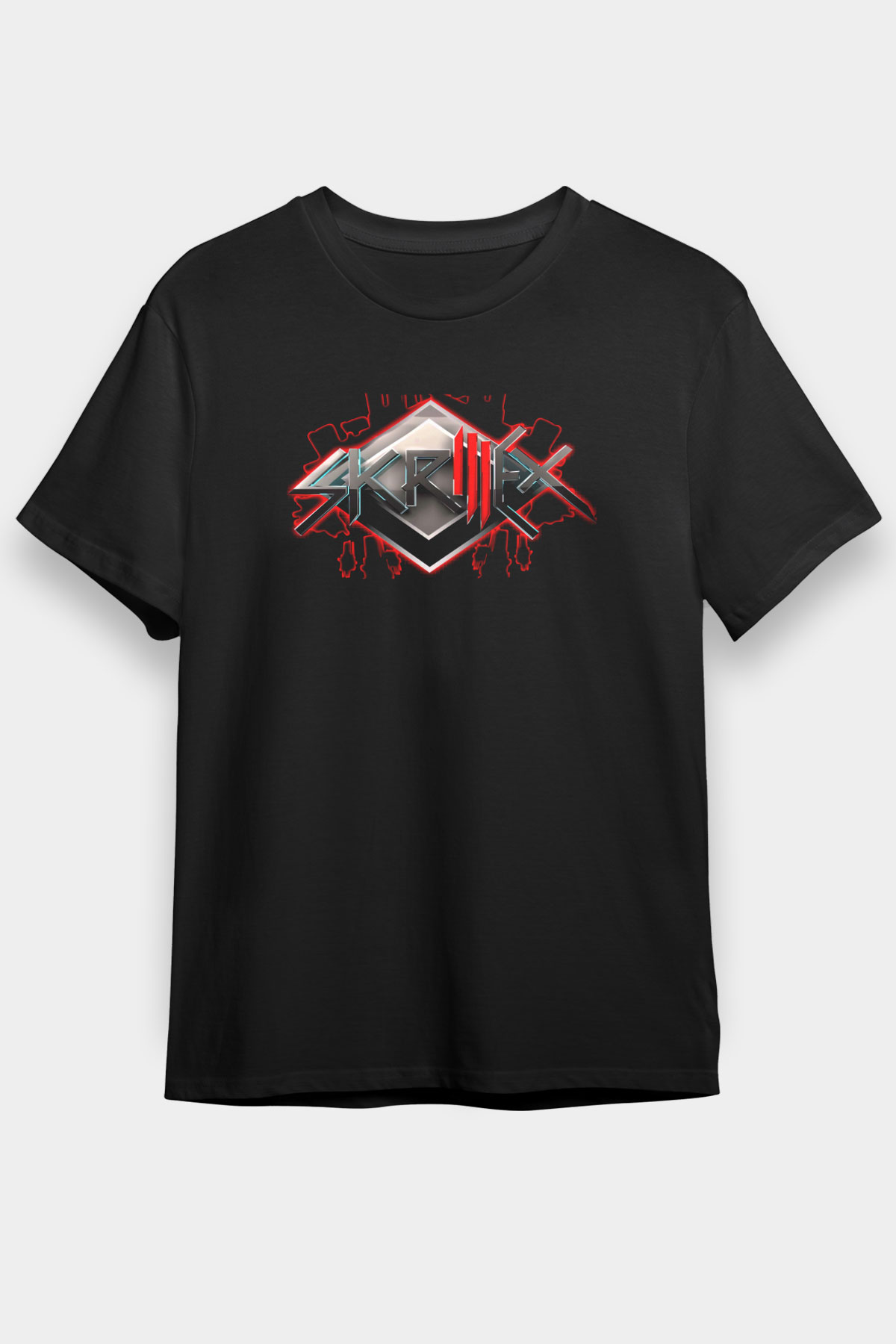 Skrillex Siyah Unisex Tişört T-Shirt - TişörtFabrikası