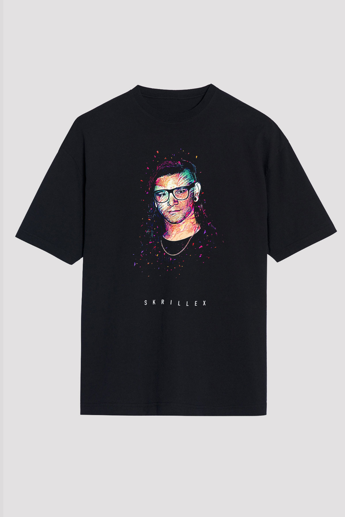 Skrillex Siyah Unisex Tişört T-Shirt - TişörtFabrikası