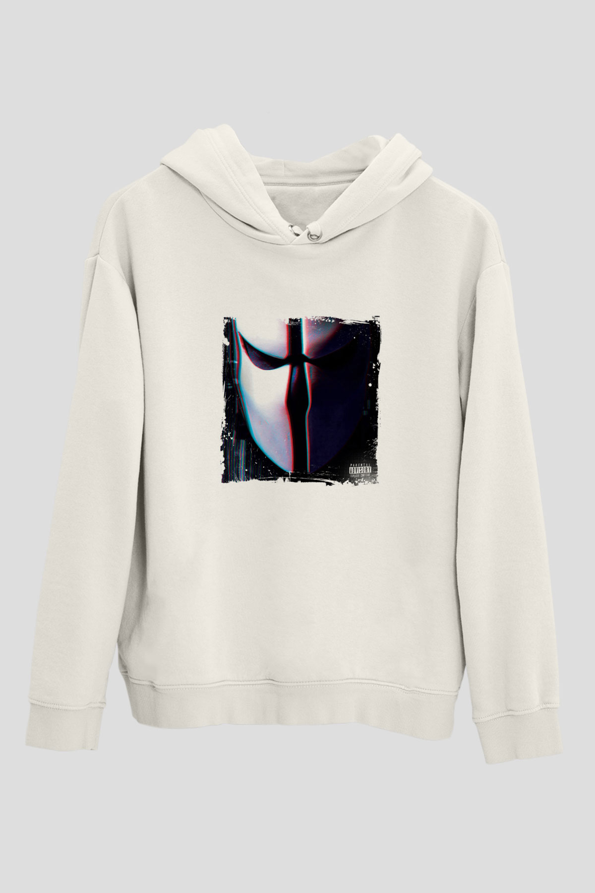 SkrillexBaskılı Beyaz Hoodie