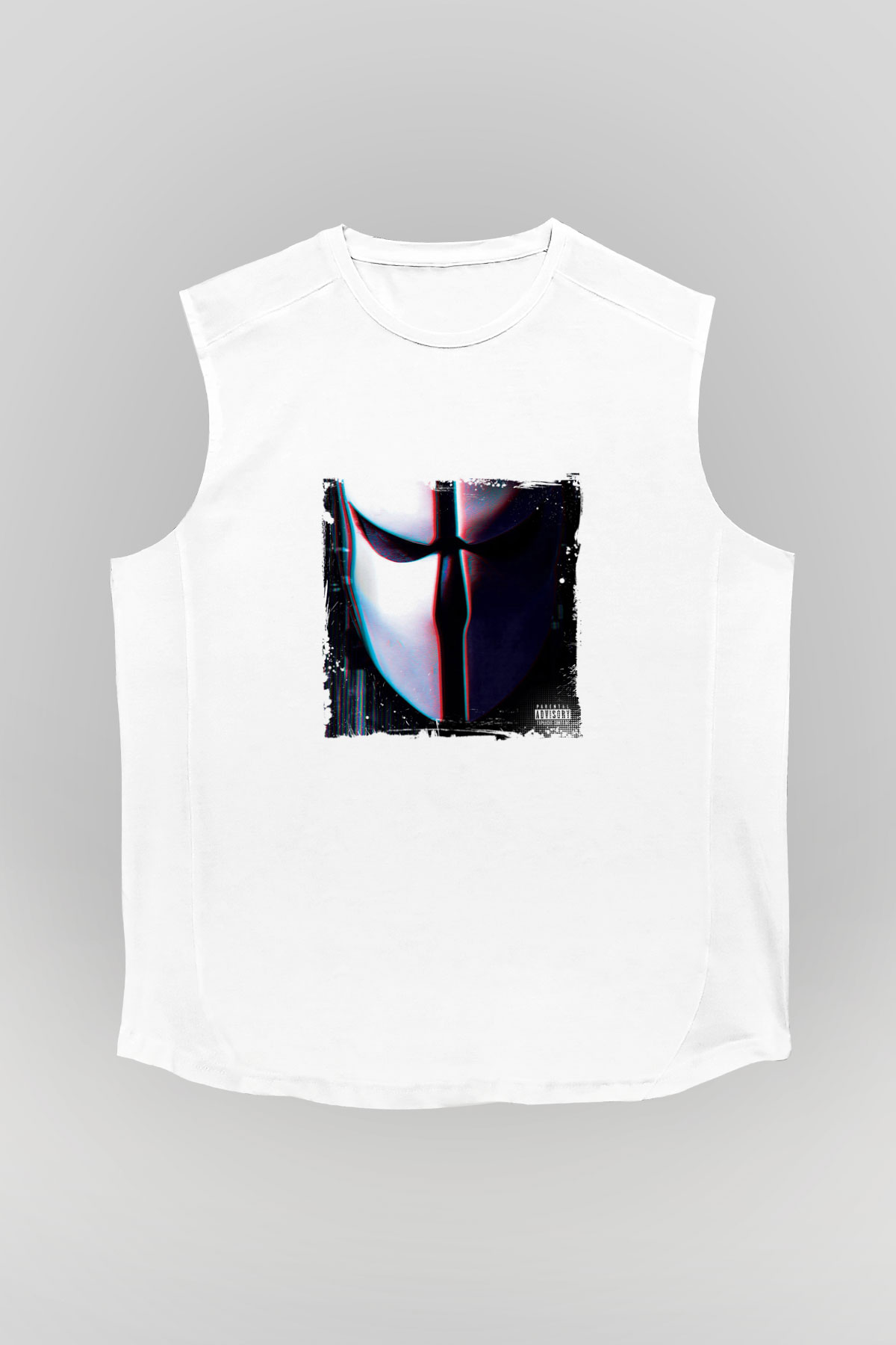 SkrillexBaskılı Beyaz Kolsuz Tişört